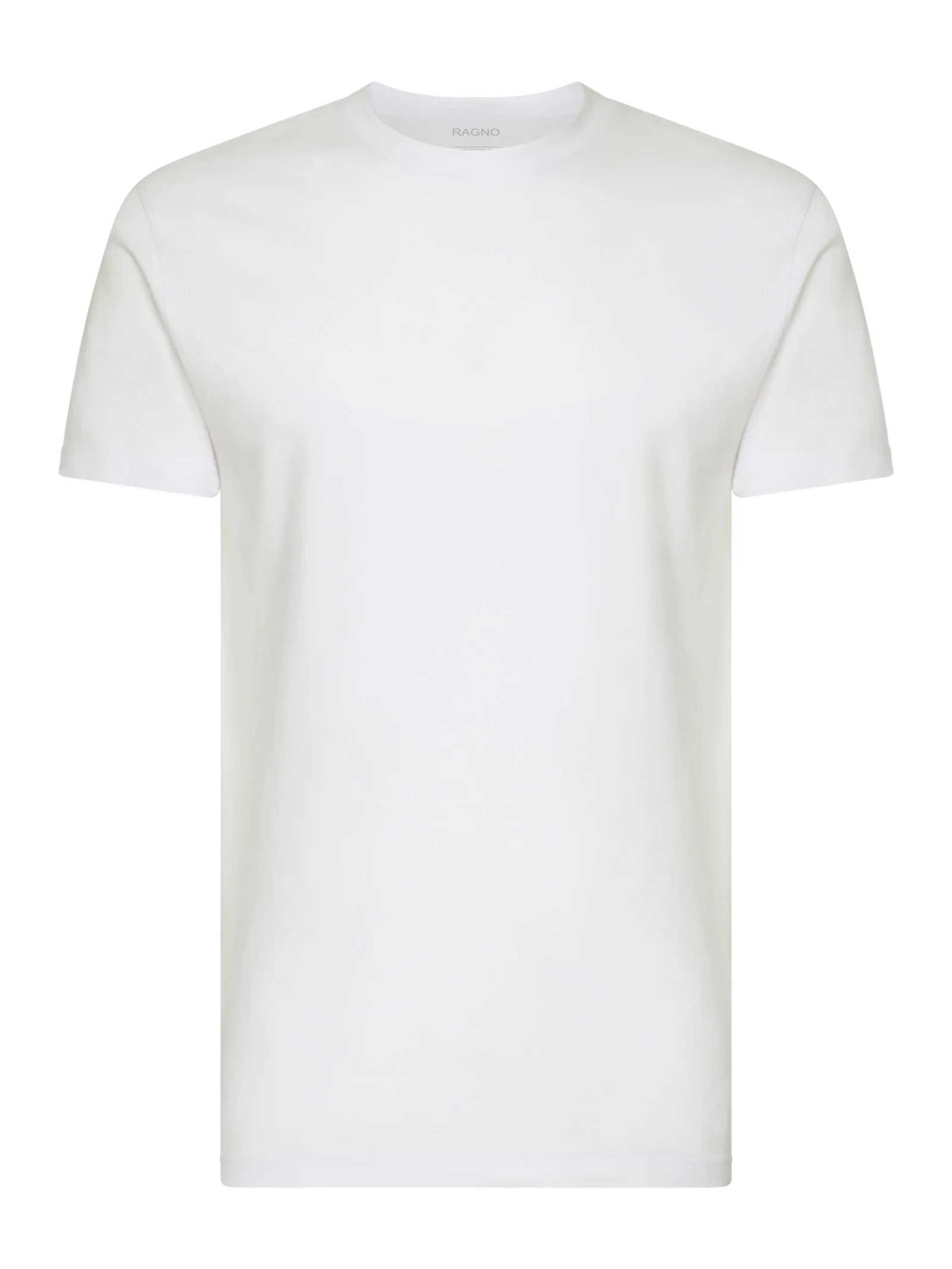100% Cotton - Maglietta girocollo alto in cotone - B.co Bipack