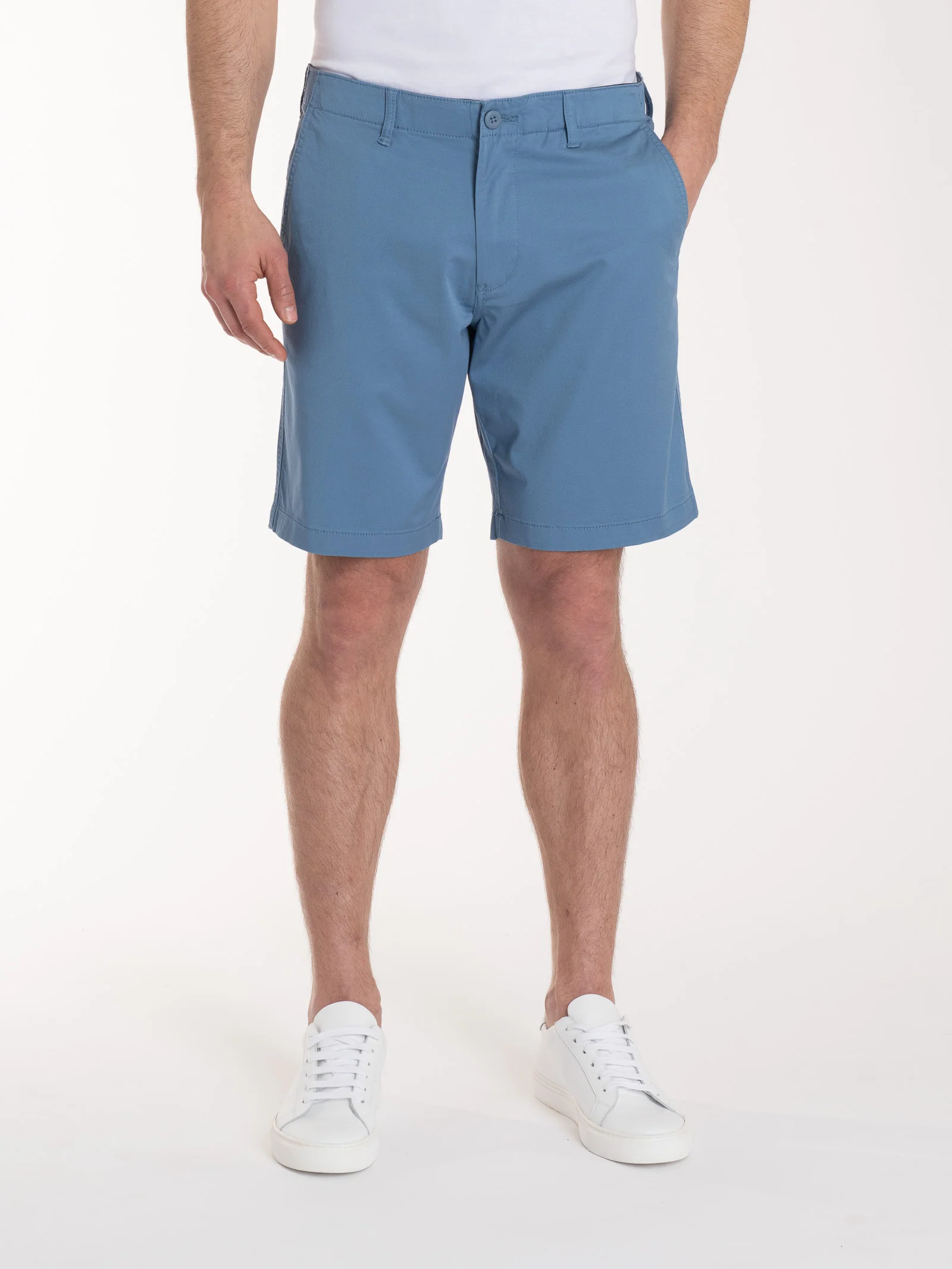 Bermuda con tasche in Summer Twill - Coronet Blue