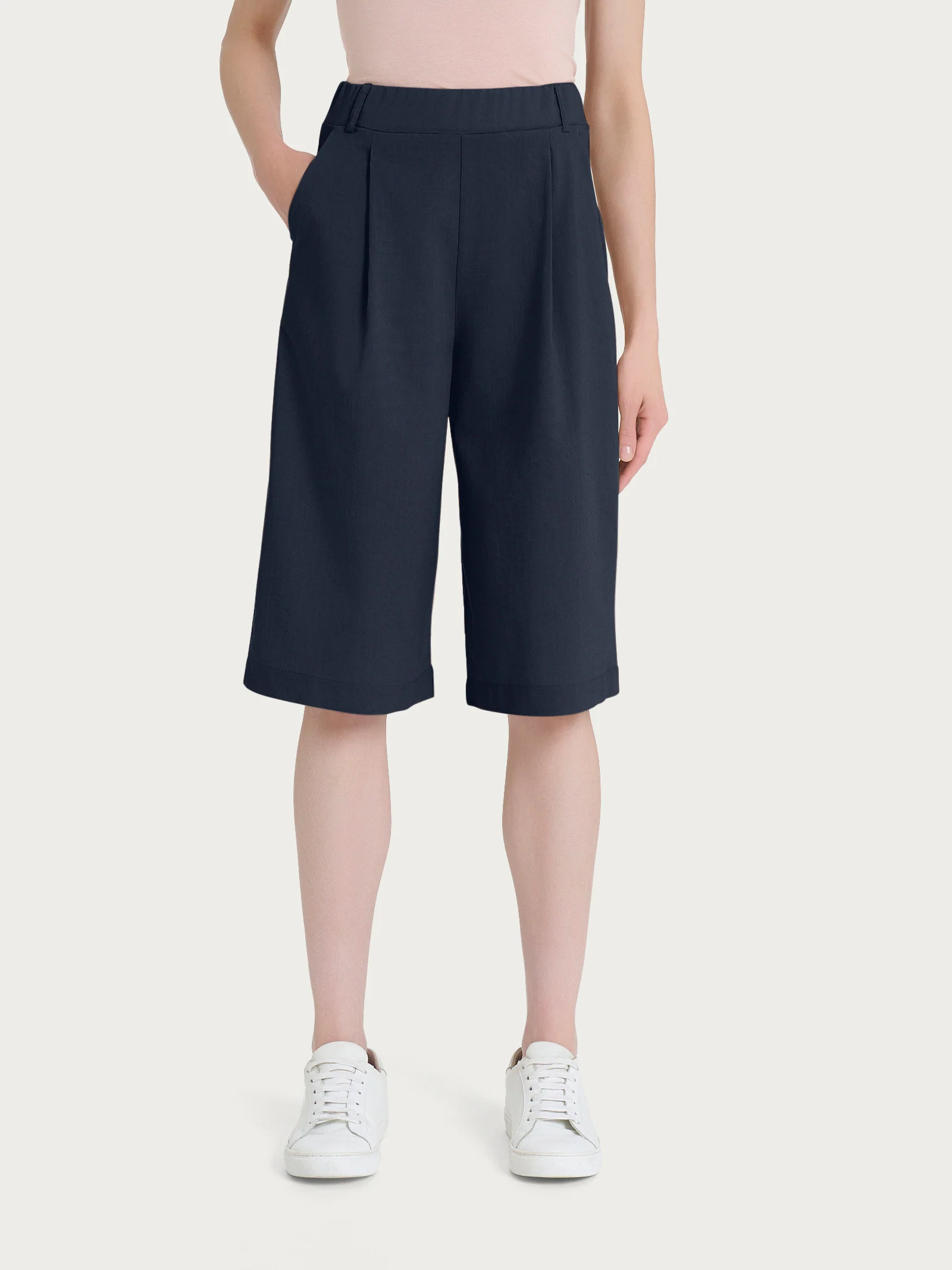 Bermuda con tasche in Super Natural - Bleu
