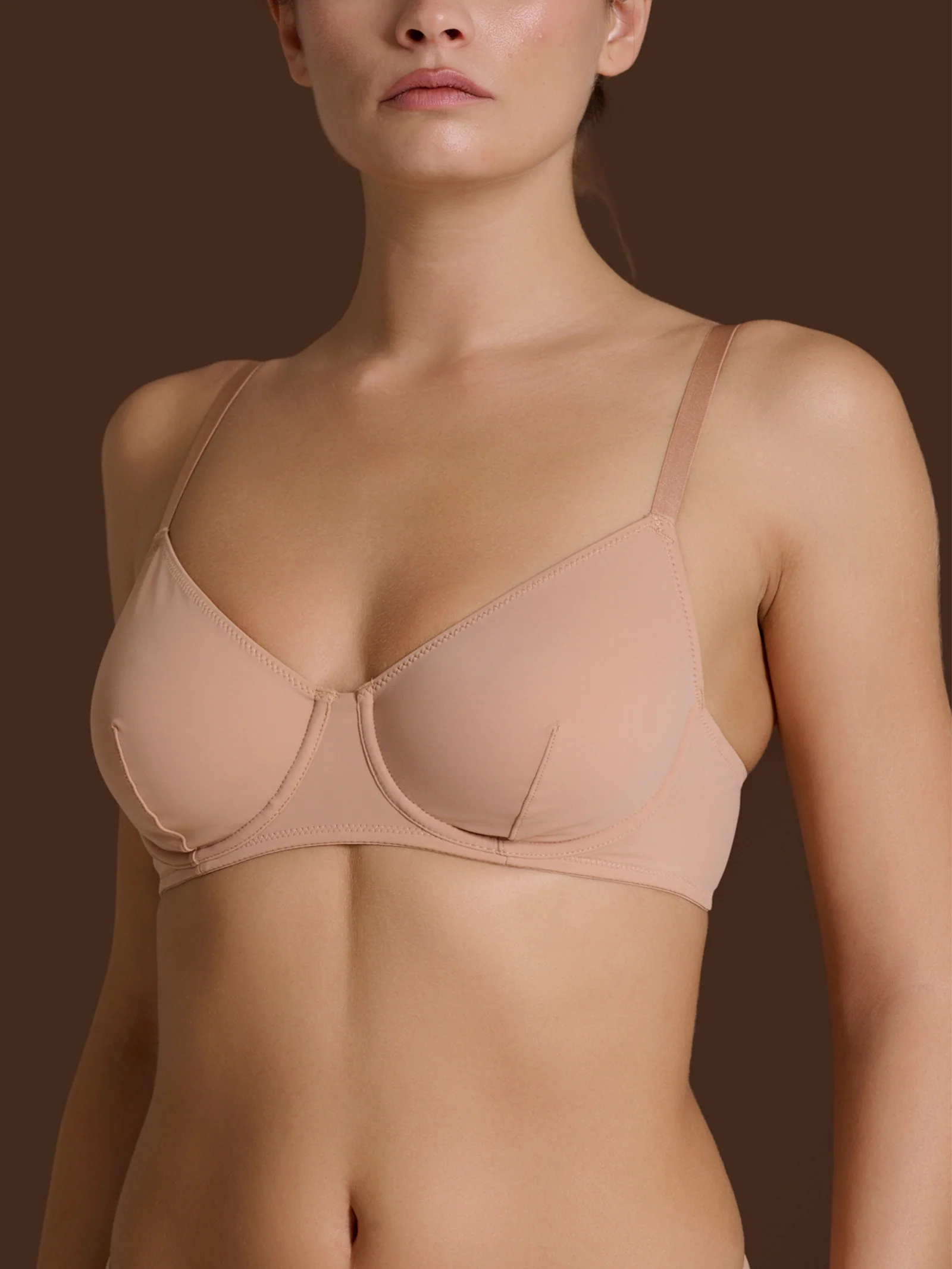 beYOUtiful - Reggiseno con ferretto in Microfibra Compact - Nougat Bipack