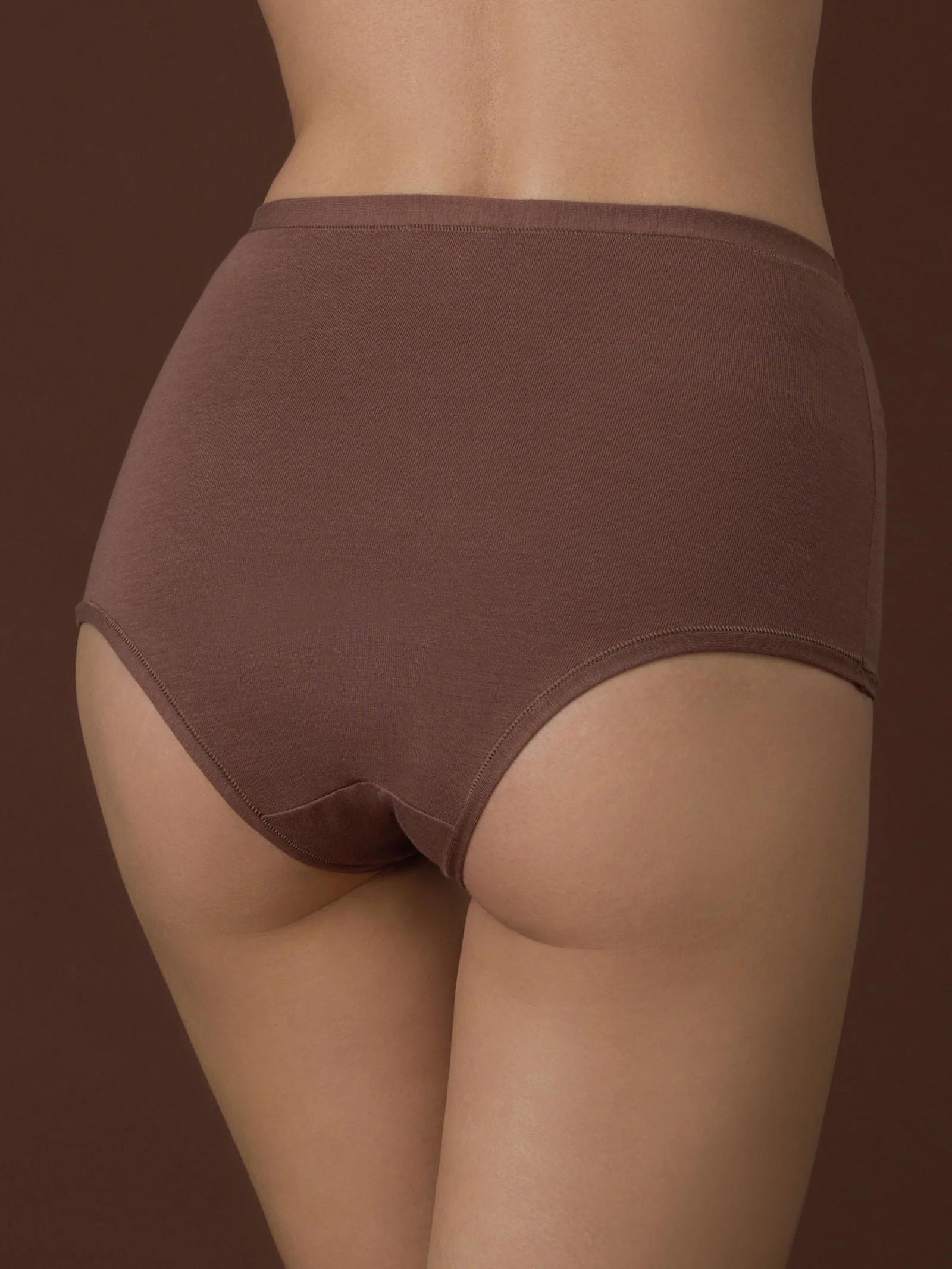 beYOUtiful - Slip alto in cotone elasticizzato extra fine - Bleu Bipack - Image 3