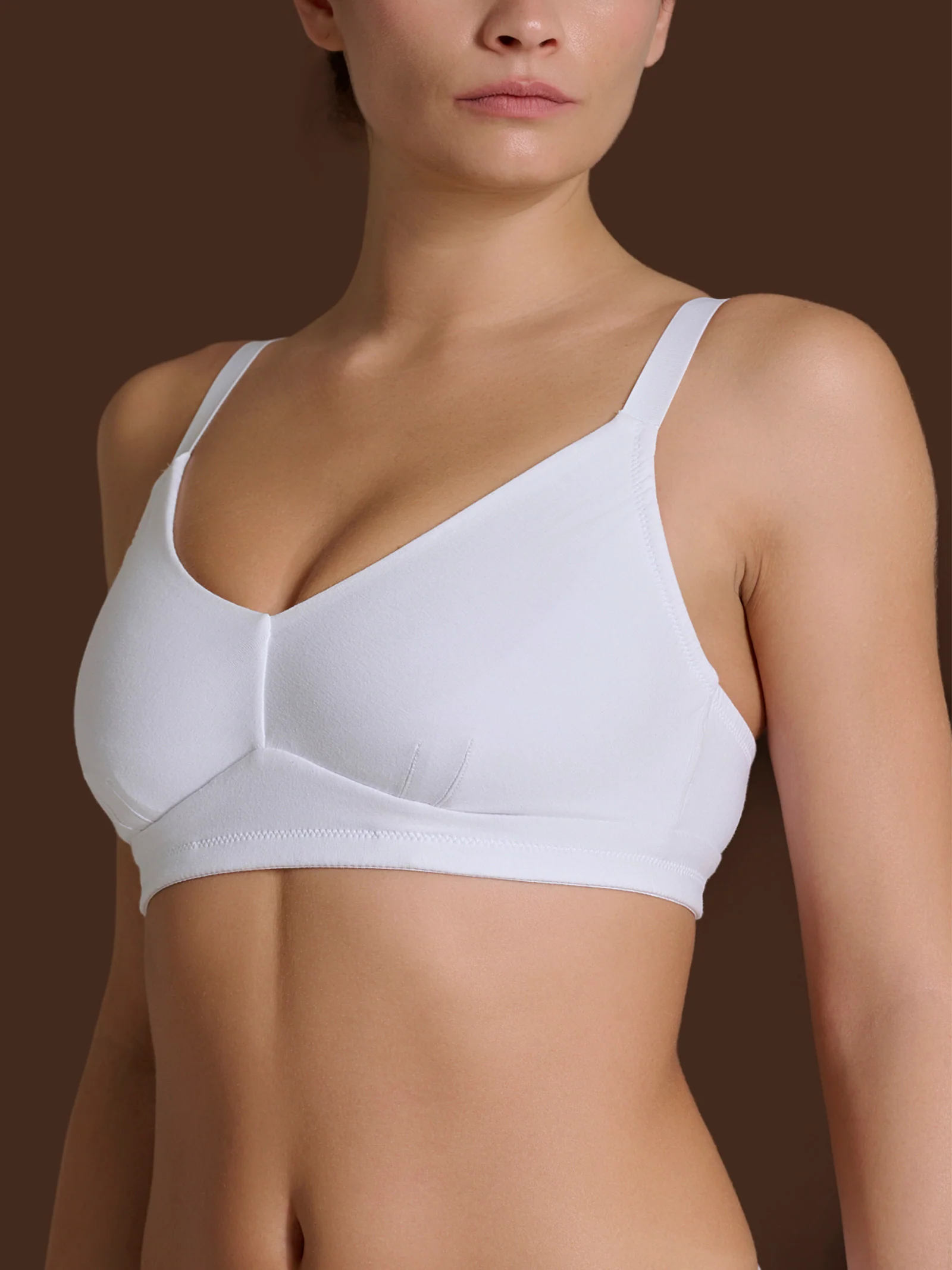 beYOUtiful YouUp - Reggiseno BC a pieno supporto in cotone elasticizzato - Bianco