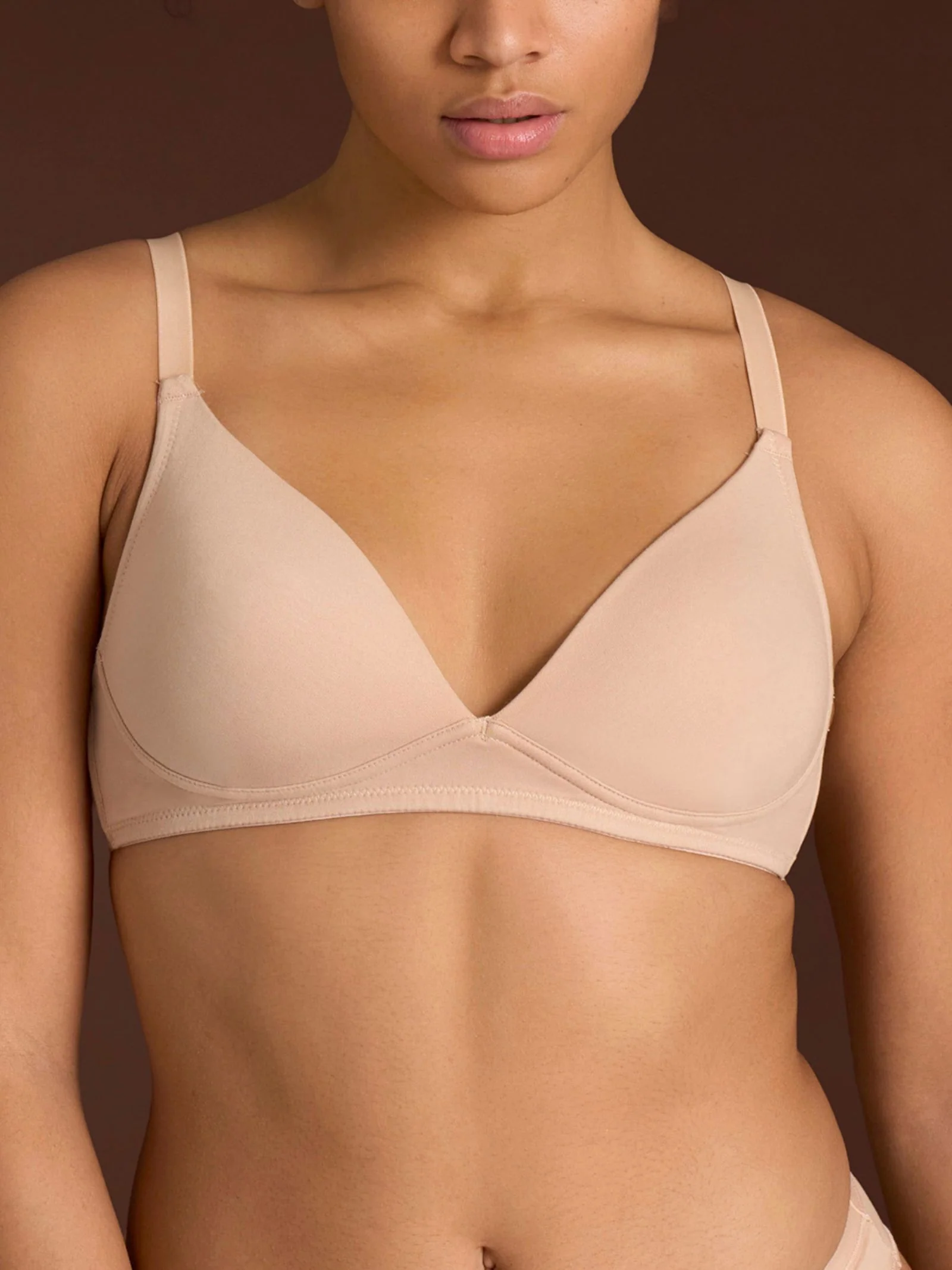 beYOUtiful YouUp - Reggiseno con imbottitura in cotone elasticizzato - Smoke Gray