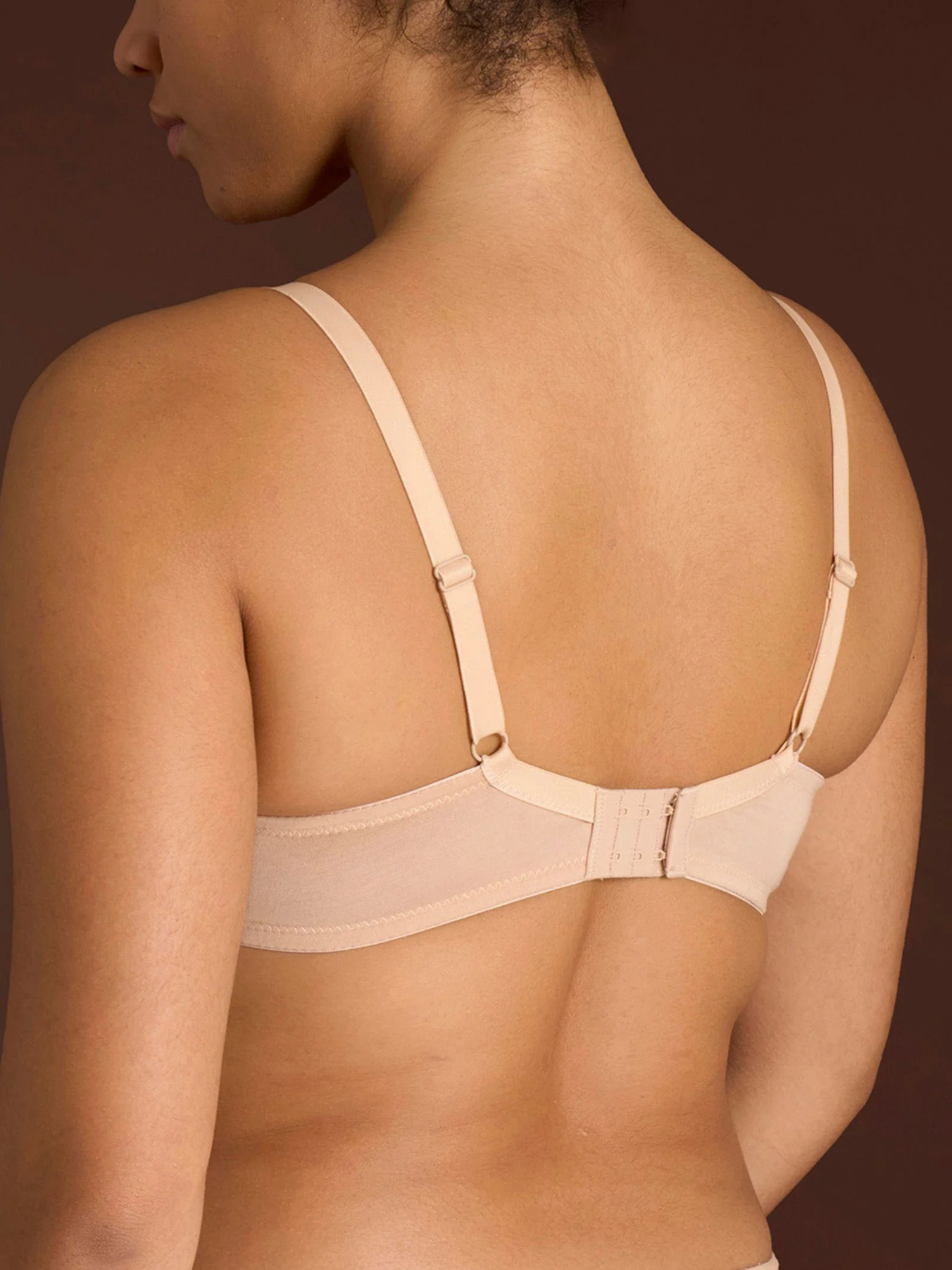 beYOUtiful YouUp - Reggiseno con imbottitura in cotone elasticizzato - Smoke Gray - Image 2