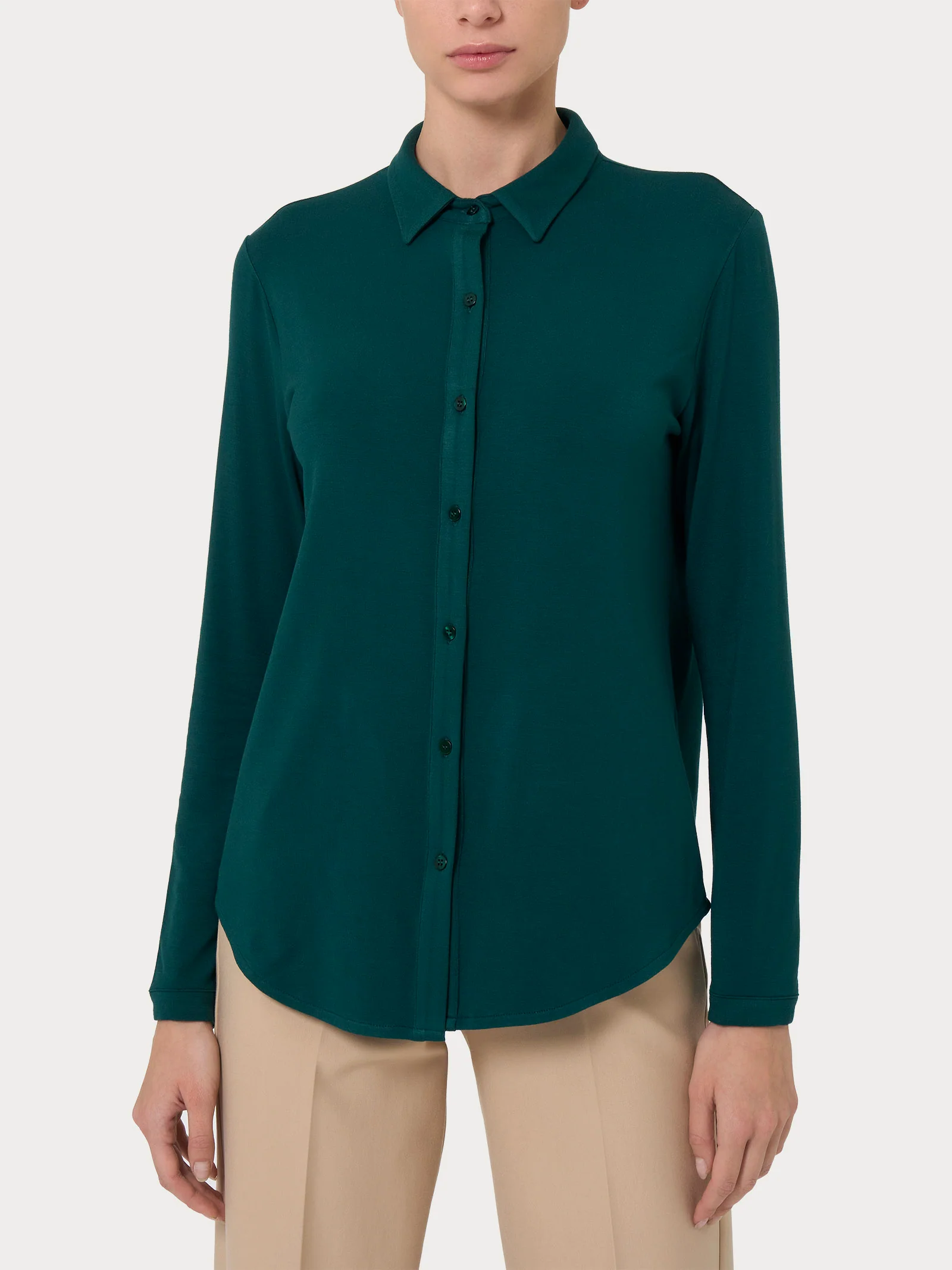Camicia in Eco Viscosa - Rain Forest