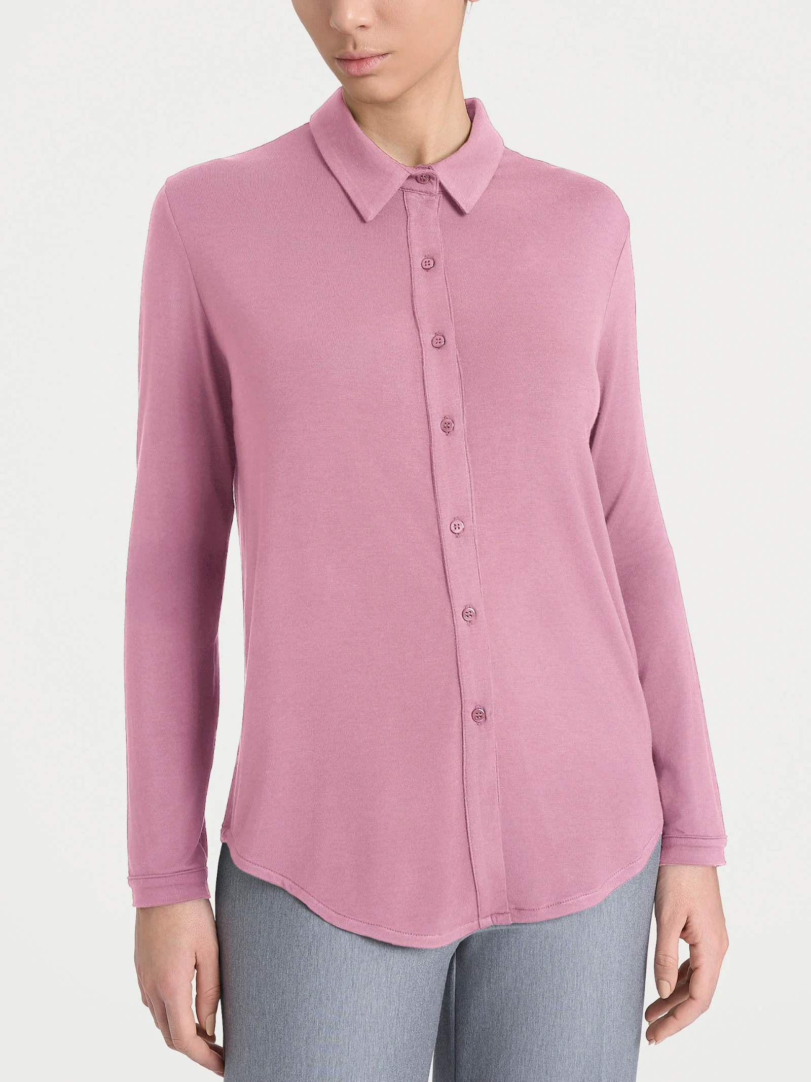 Camicia in Eco Viscosa - Lilas