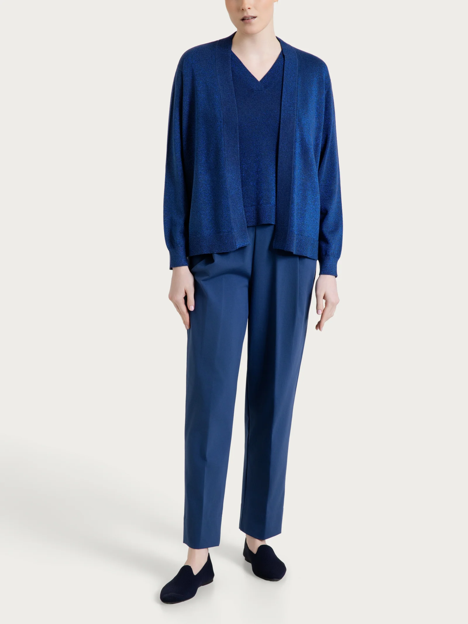 Cardigan aperto in Lurex Summertime - Oceana - Image 5