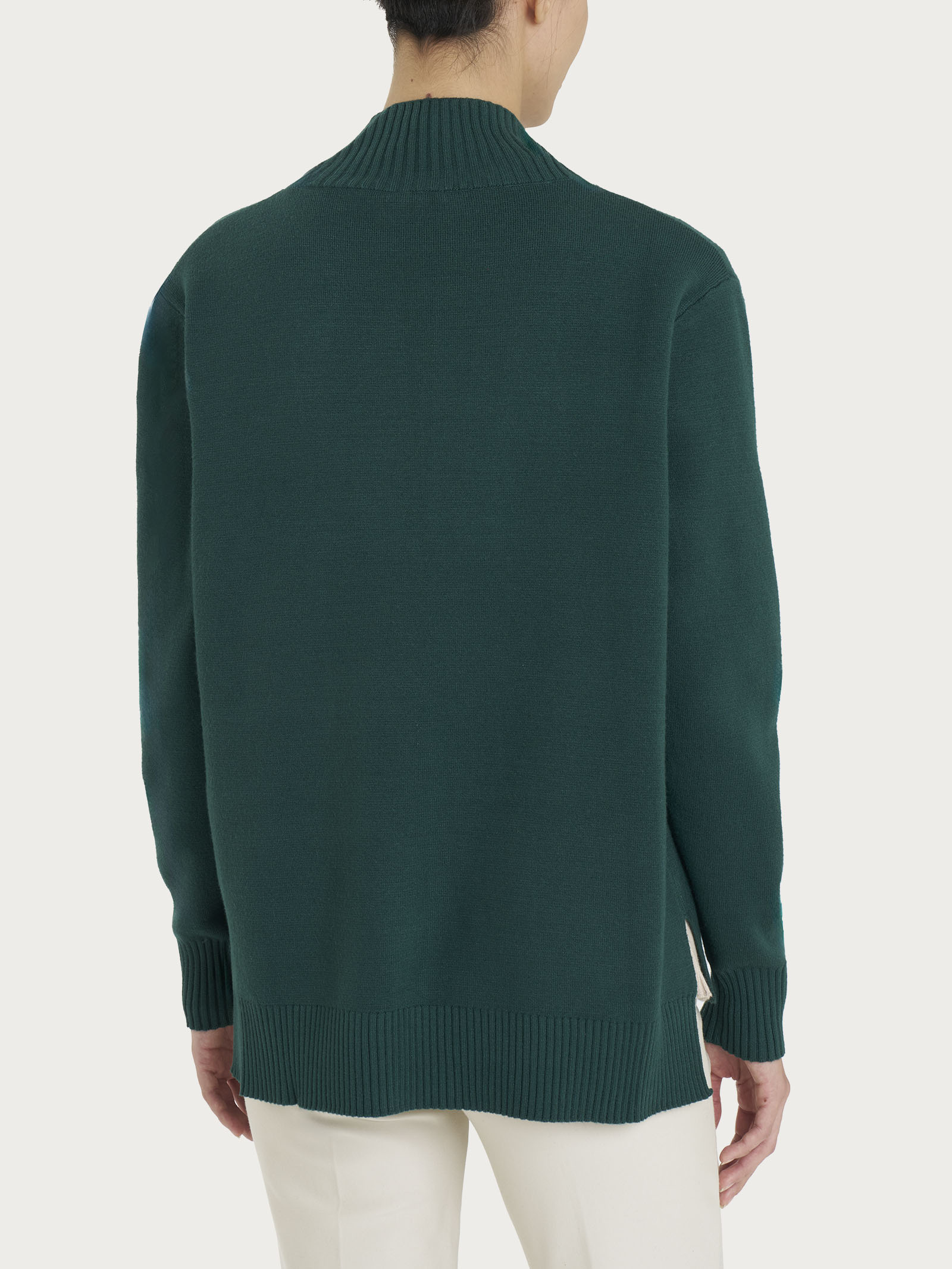 Cardigan aperto in Super Soft - Rain Forest - Image 2