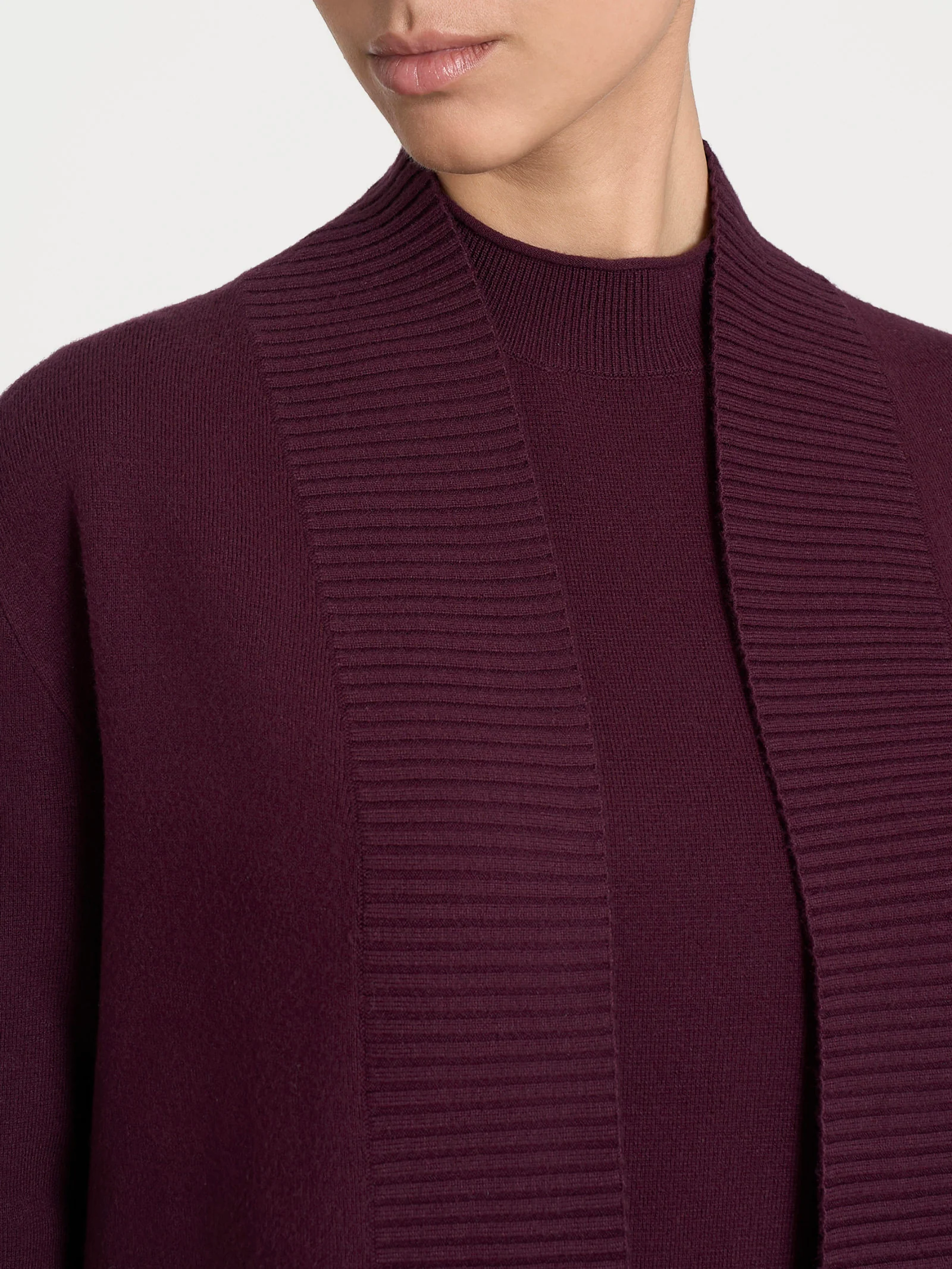 Cardigan aperto in Super Soft  - Fig - Image 4