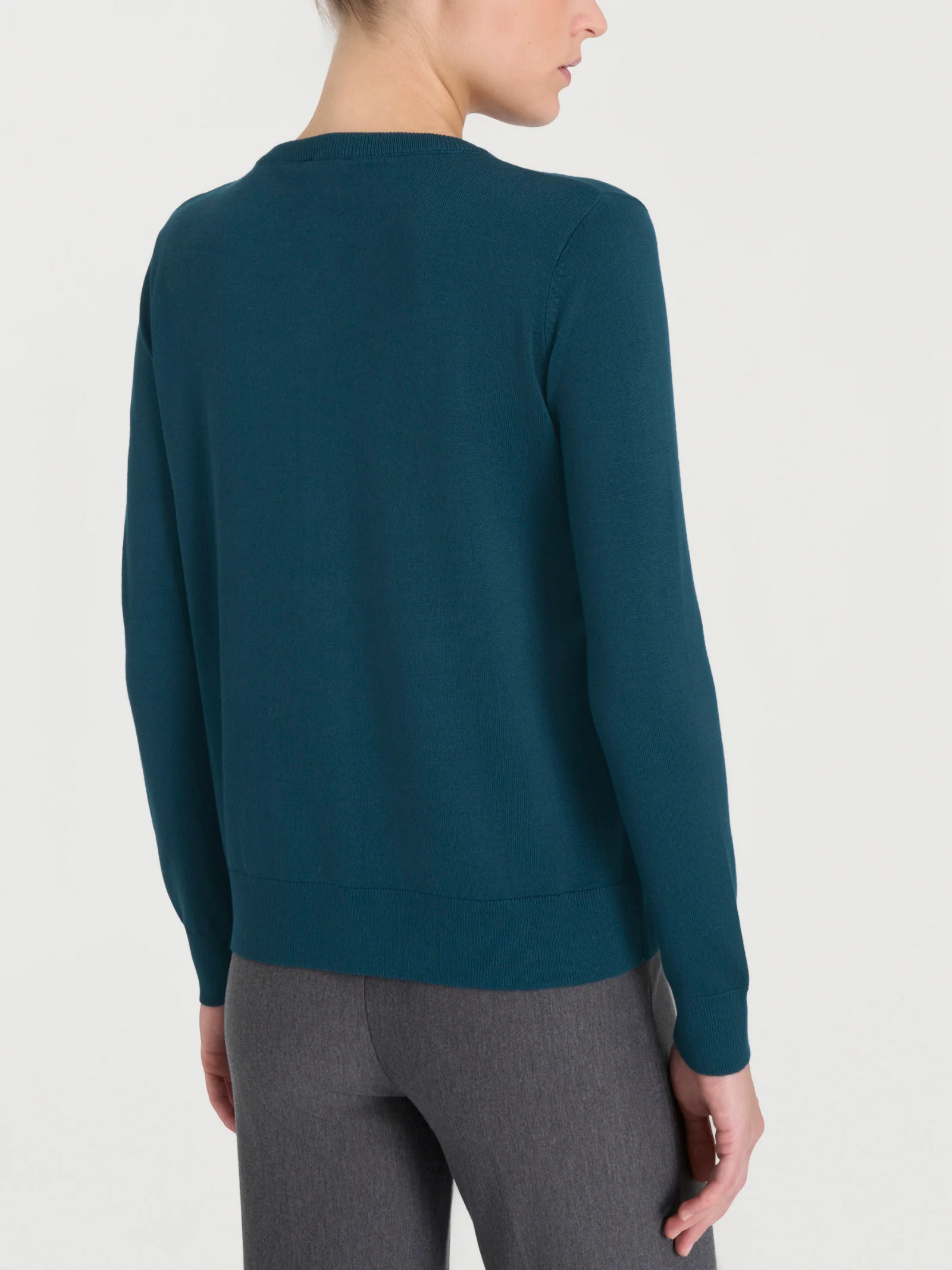 Cardigan con bottoni Four Seasons - Reflecting Pond - Image 2