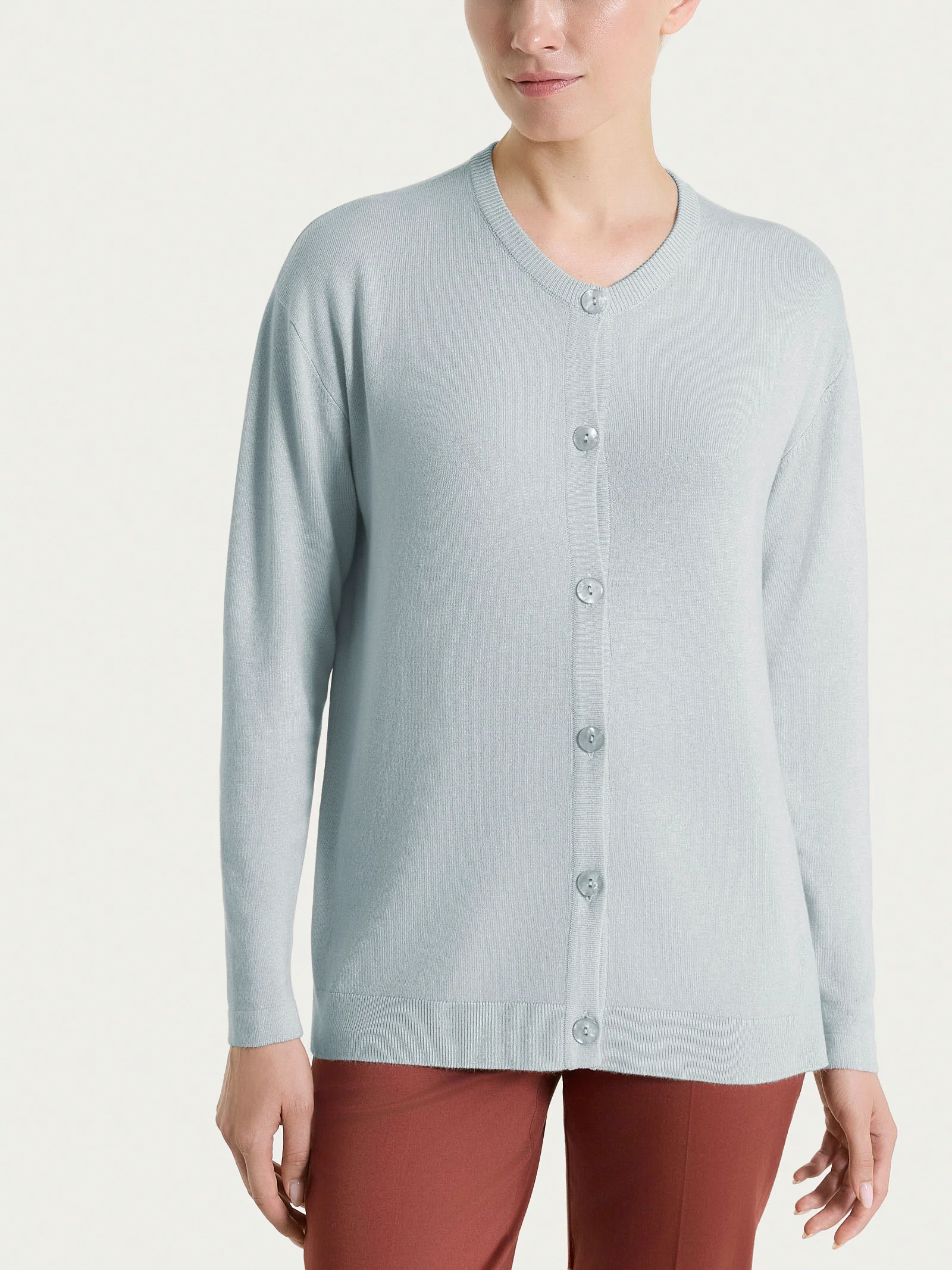 Cardigan con bottoni in Summertime - Gray Dawn
