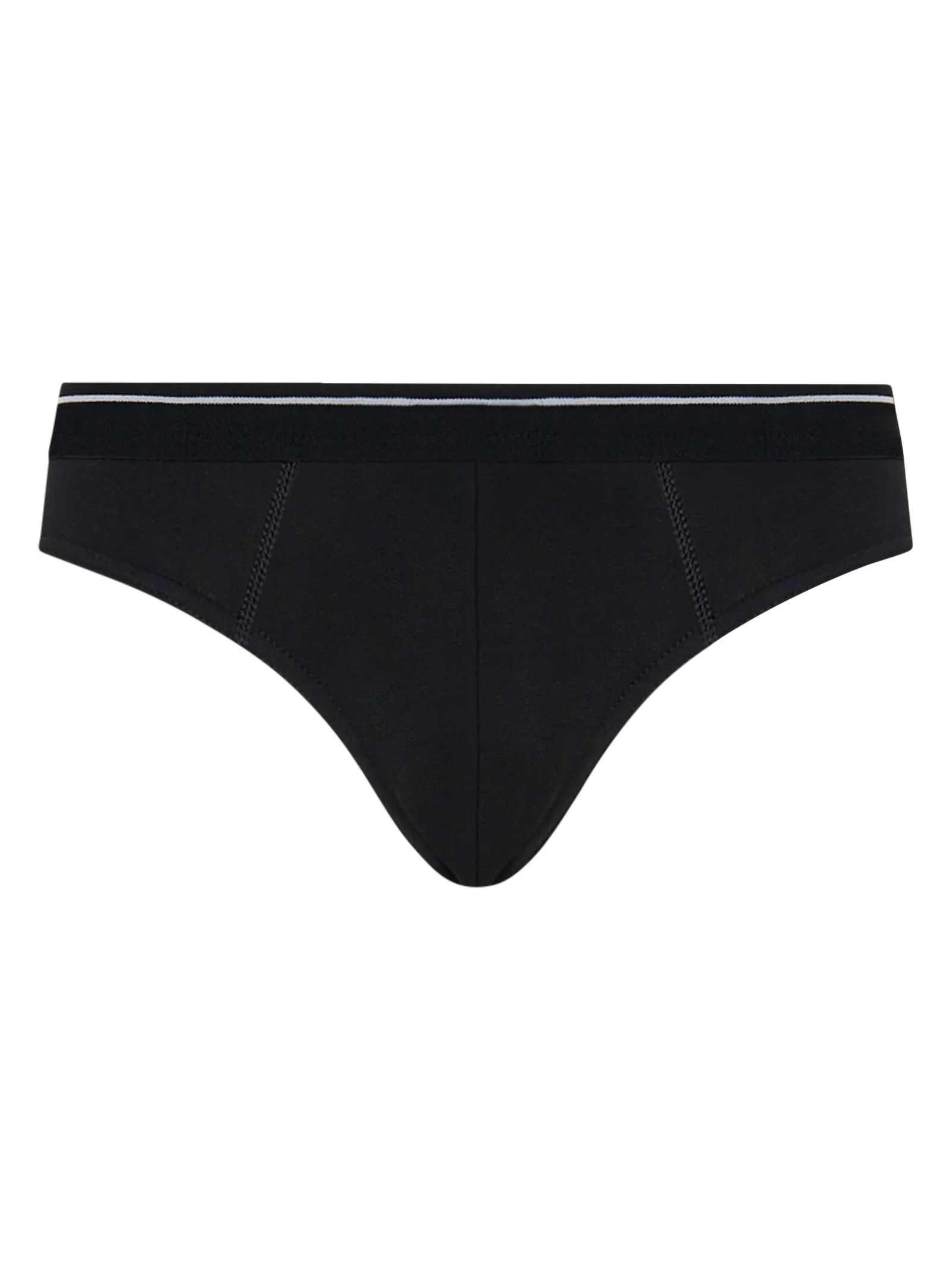 Compact - Slip in cotone elasticizzato - Nero Tripack
