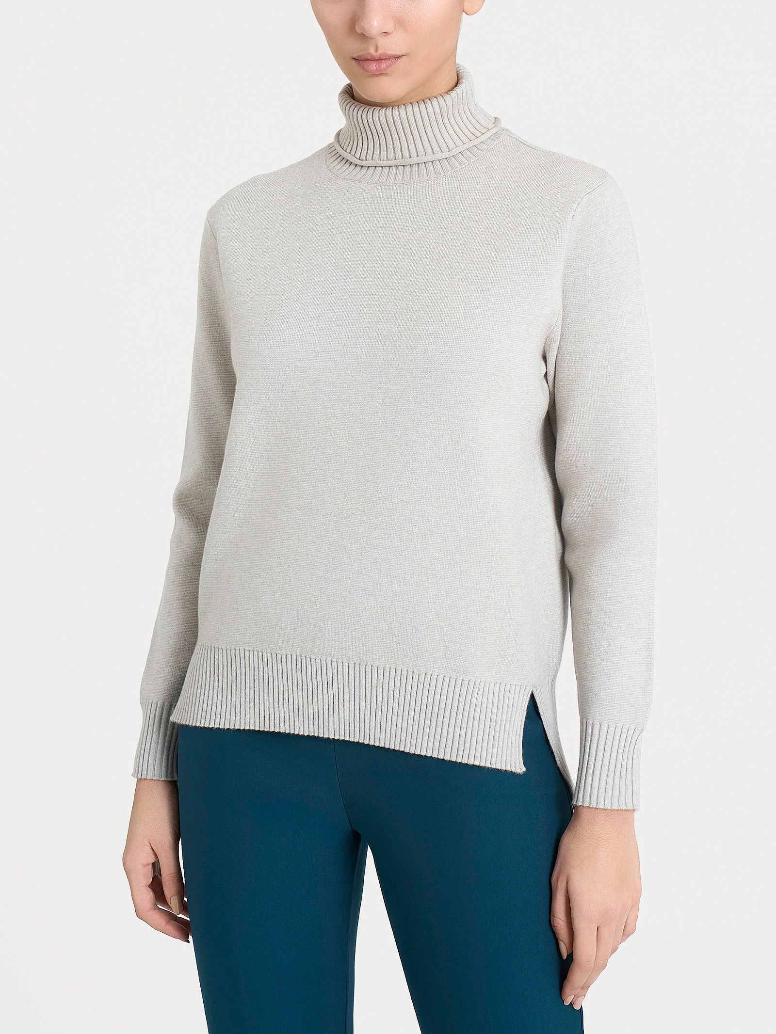 Dolcevita asimmetrico in Super Soft - CHAMPIGNON MEL.