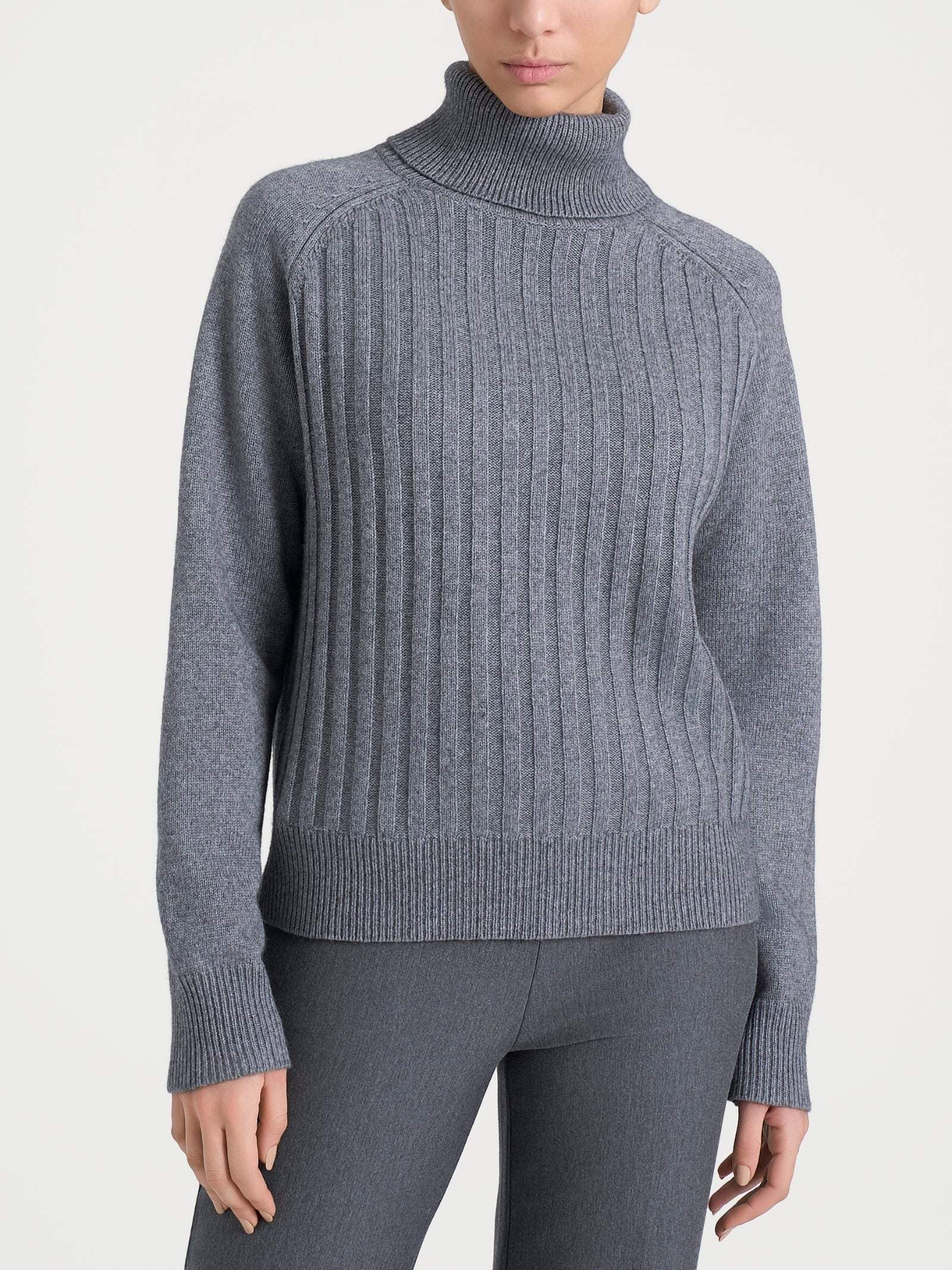 Dolcevita con coste in Natural Soft - Ferro Mel.