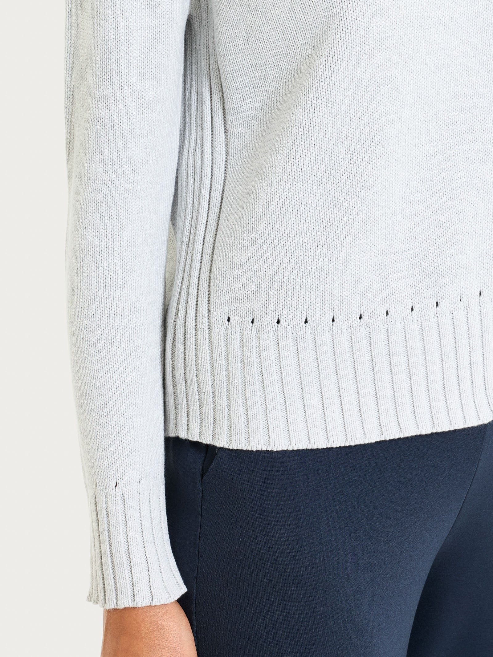 Dolcevita in filato Winter Cotton - Dawn Blue Mel. - Image 3