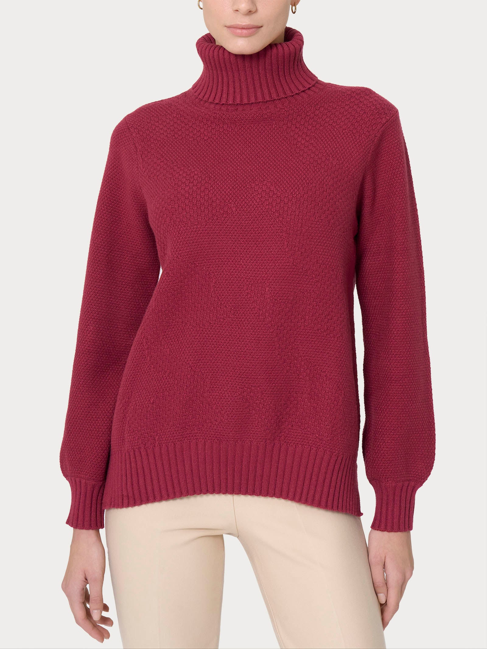 Dolcevita Punto Riso in Super Soft - Tibetan Red