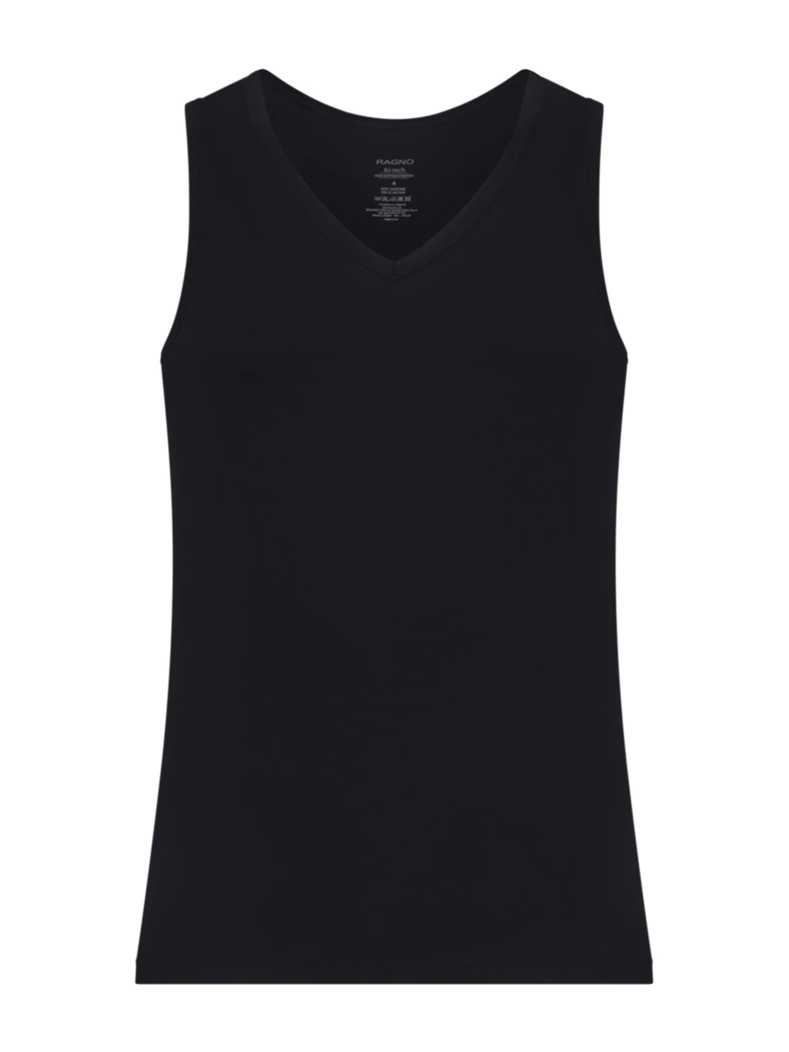 Hi-Tech - Smanicato in jersey di cotone elasticizzato - Nero