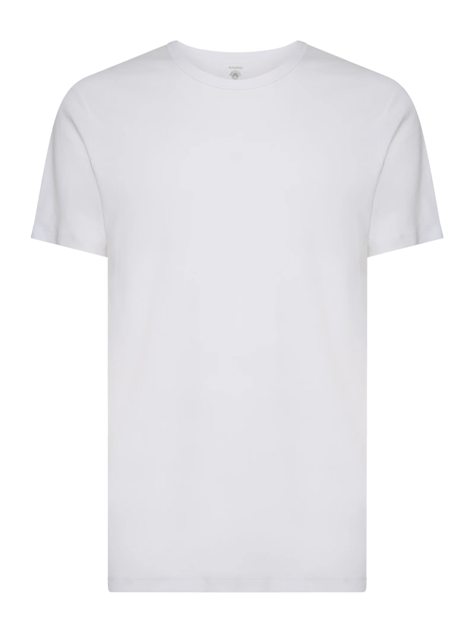 Interlock - Maglietta girocollo in puro cotone - White