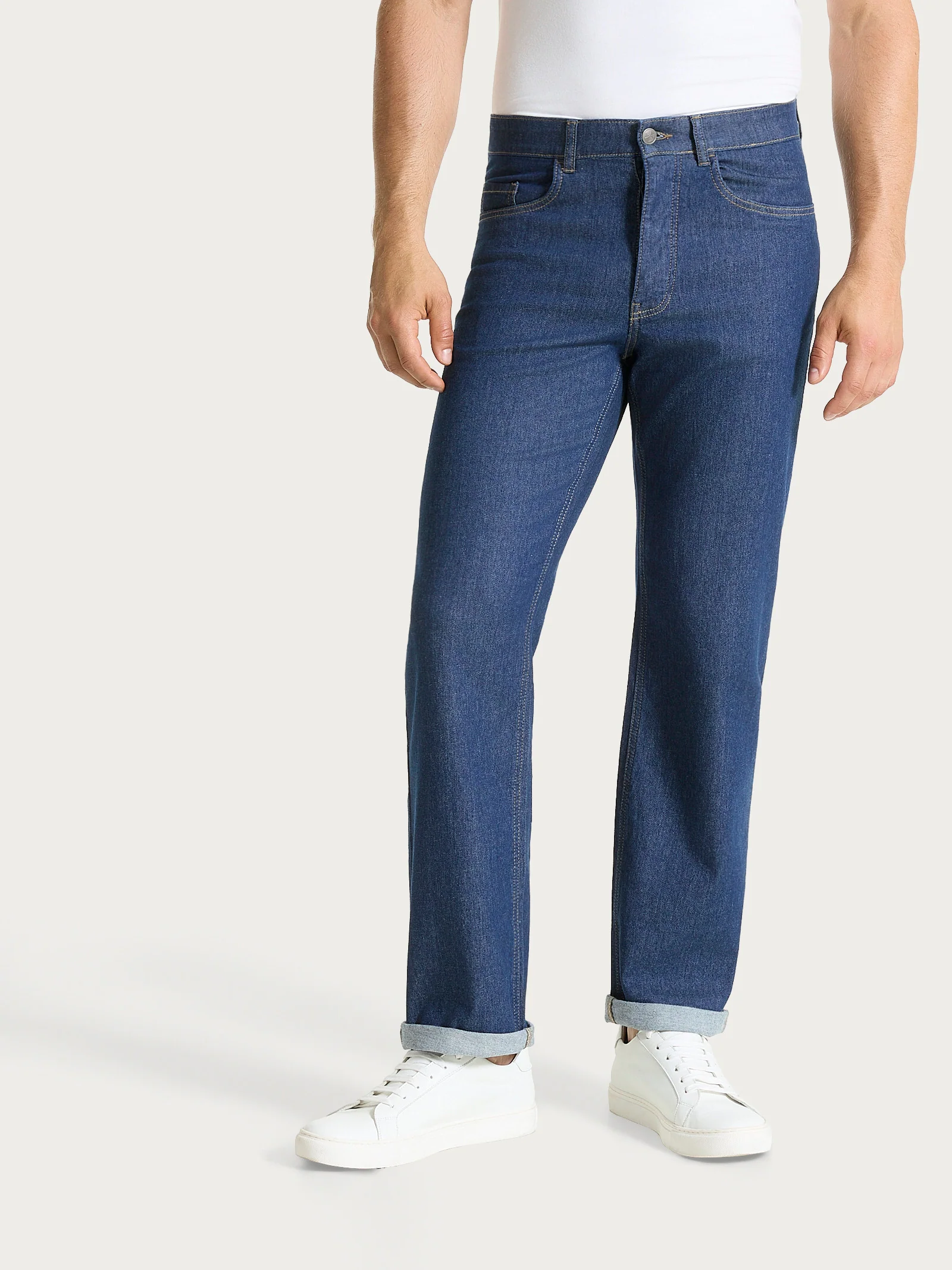 Jeans Bootleg in Light Denim - Indigo - Image 2