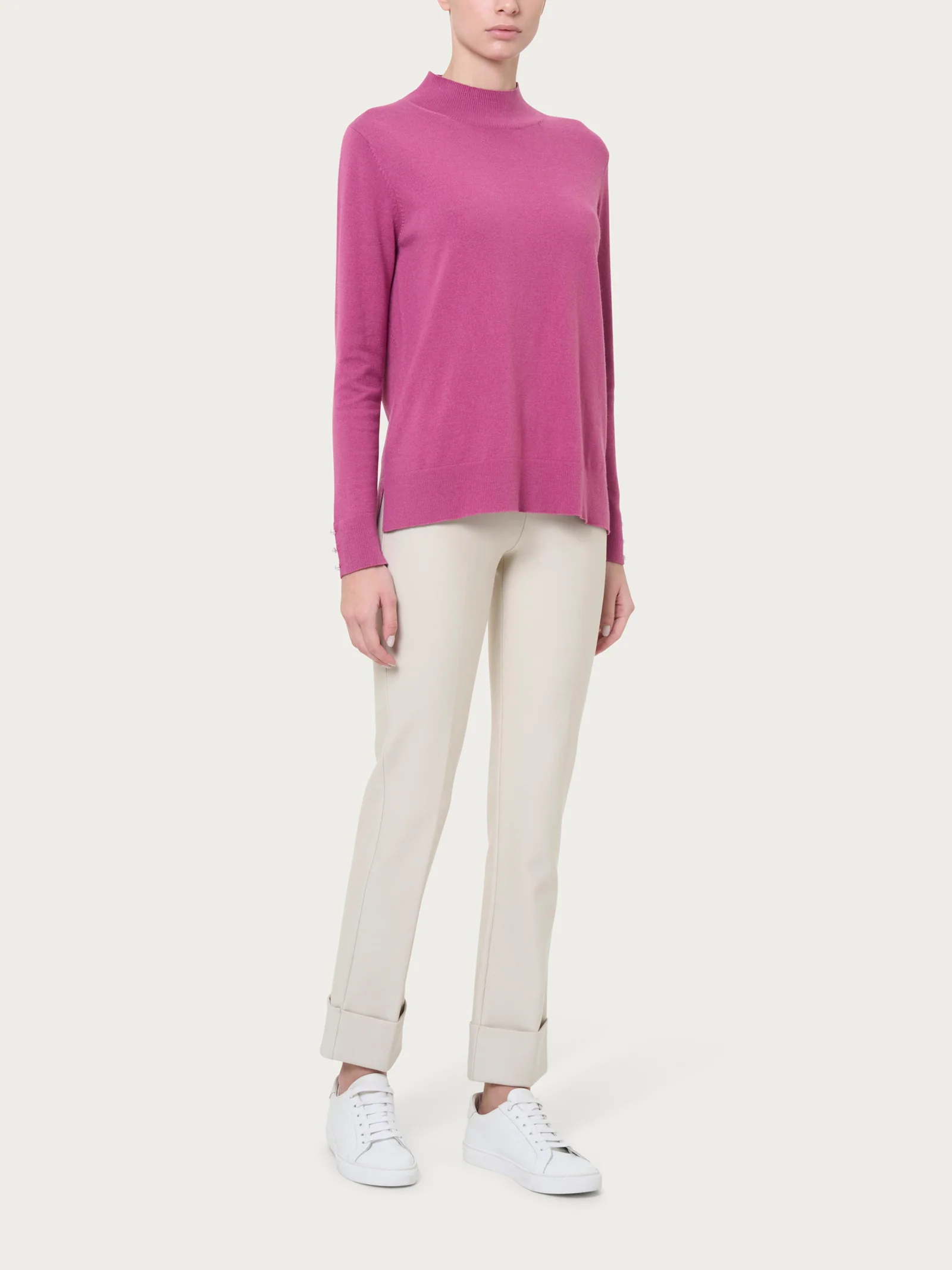 Lupetto con perline in Merino Soft - Reflecting Pond - Image 3