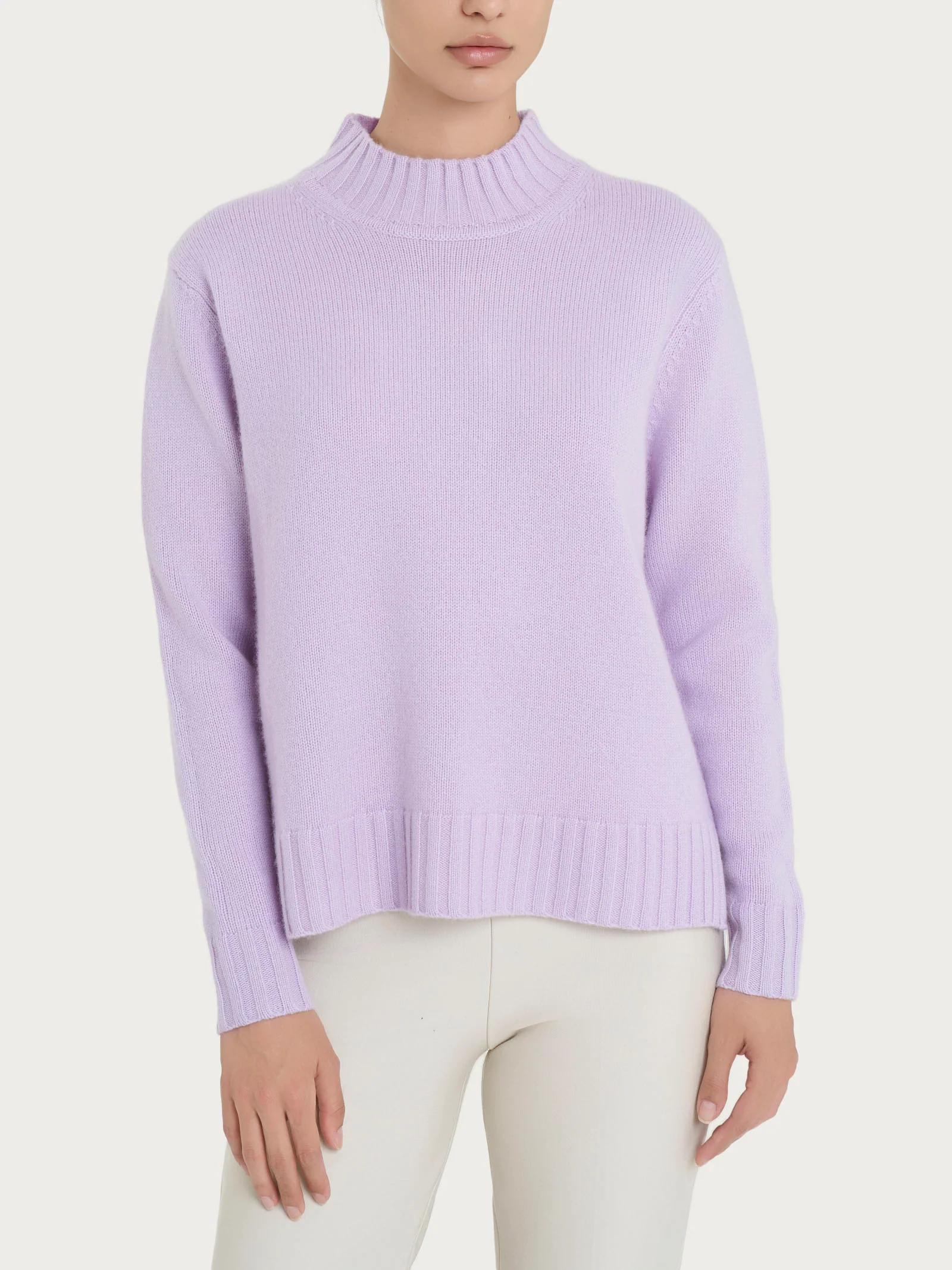 Lupetto in cashmerino - Orchid Petal