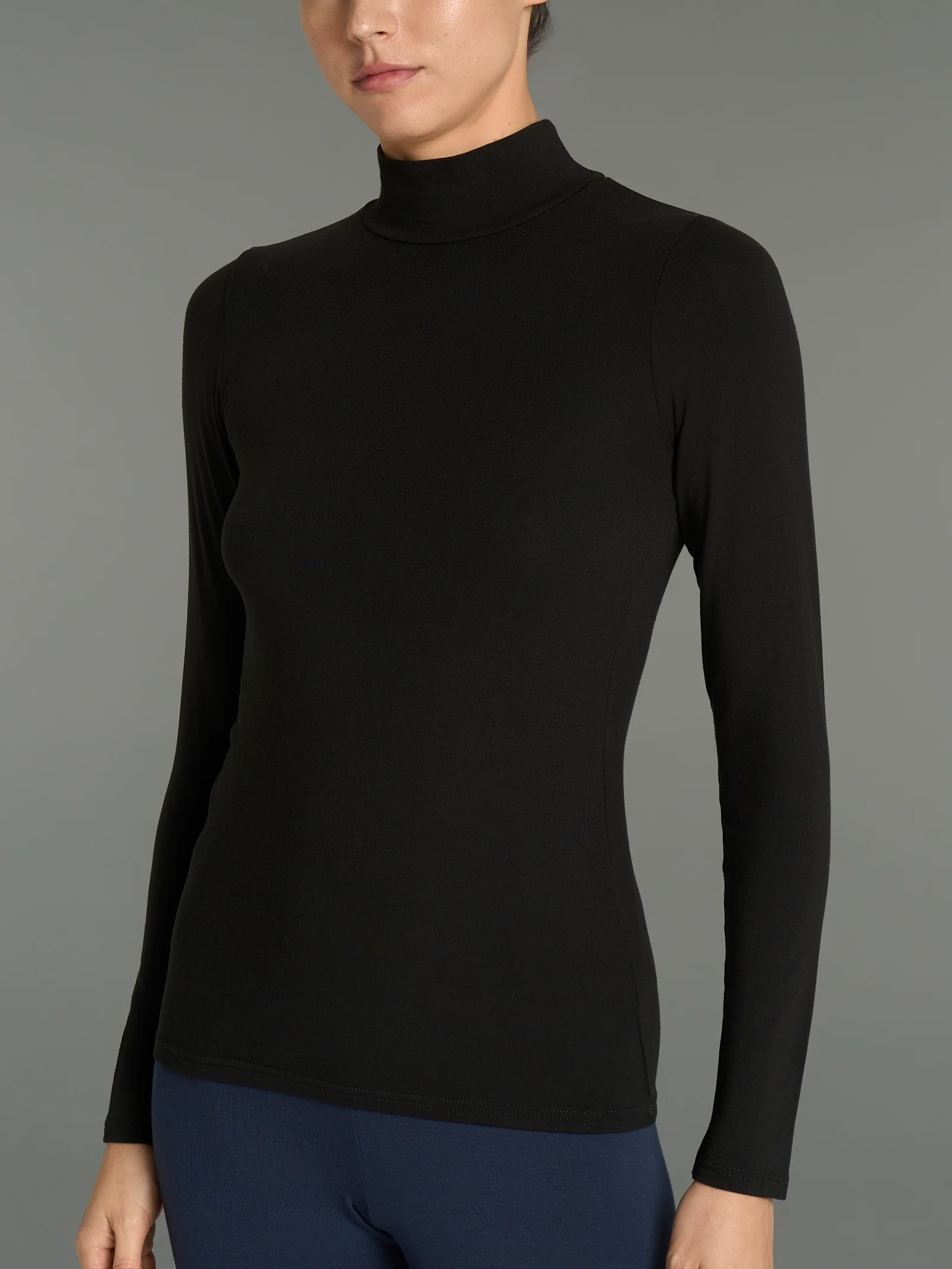 Lupetto in eco viscosa - Nero