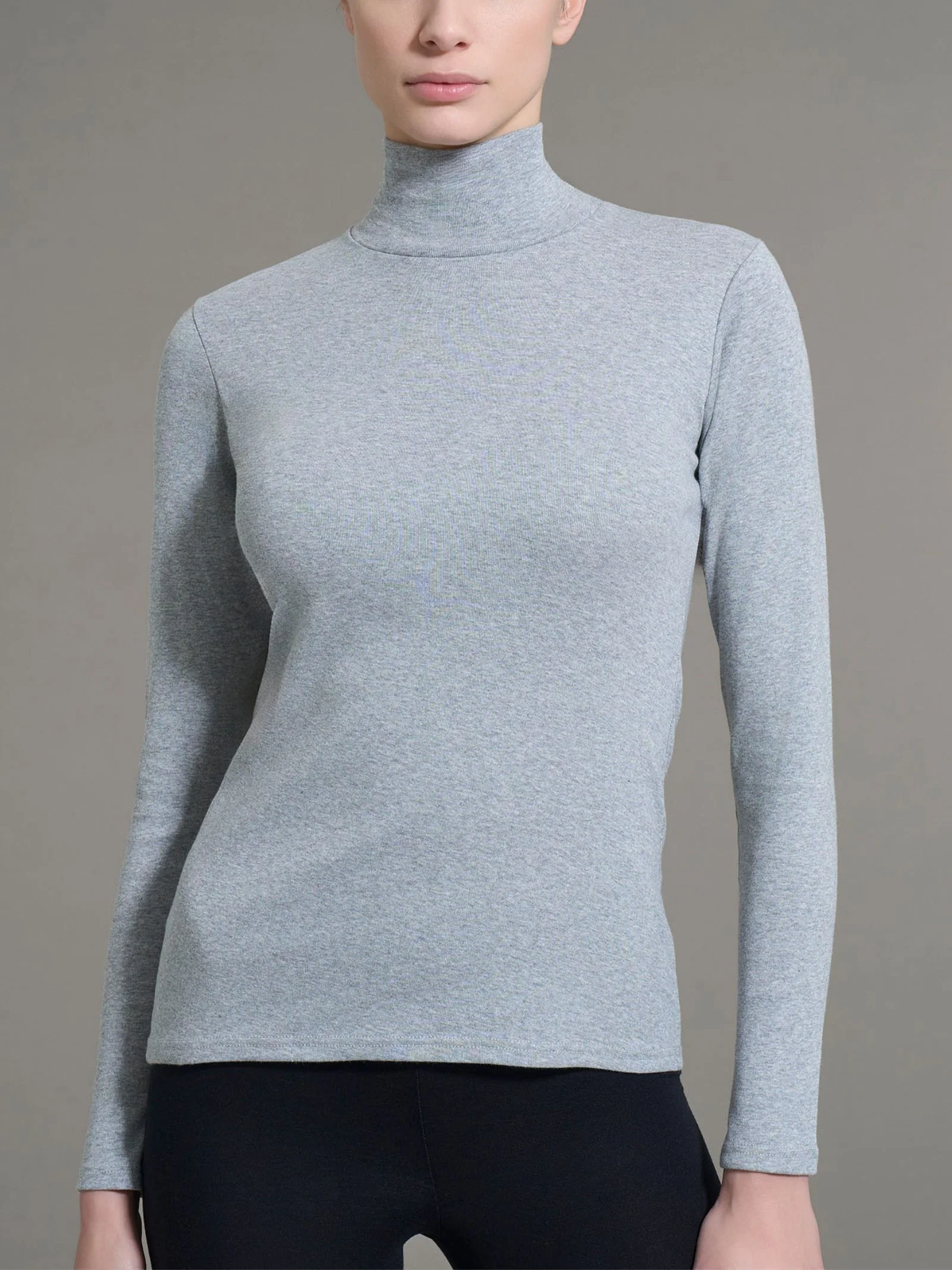 Lupetto in Thermo Cotton - Argento Mel.
