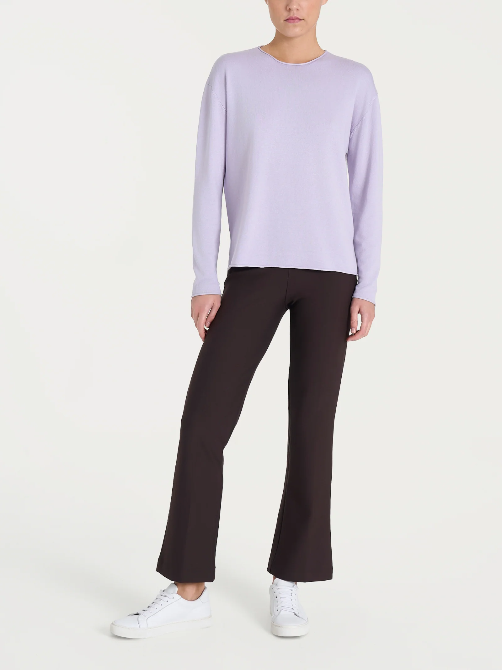 Maglia asimmetrica con girocollo Four Seasons - Thistle - Image 4