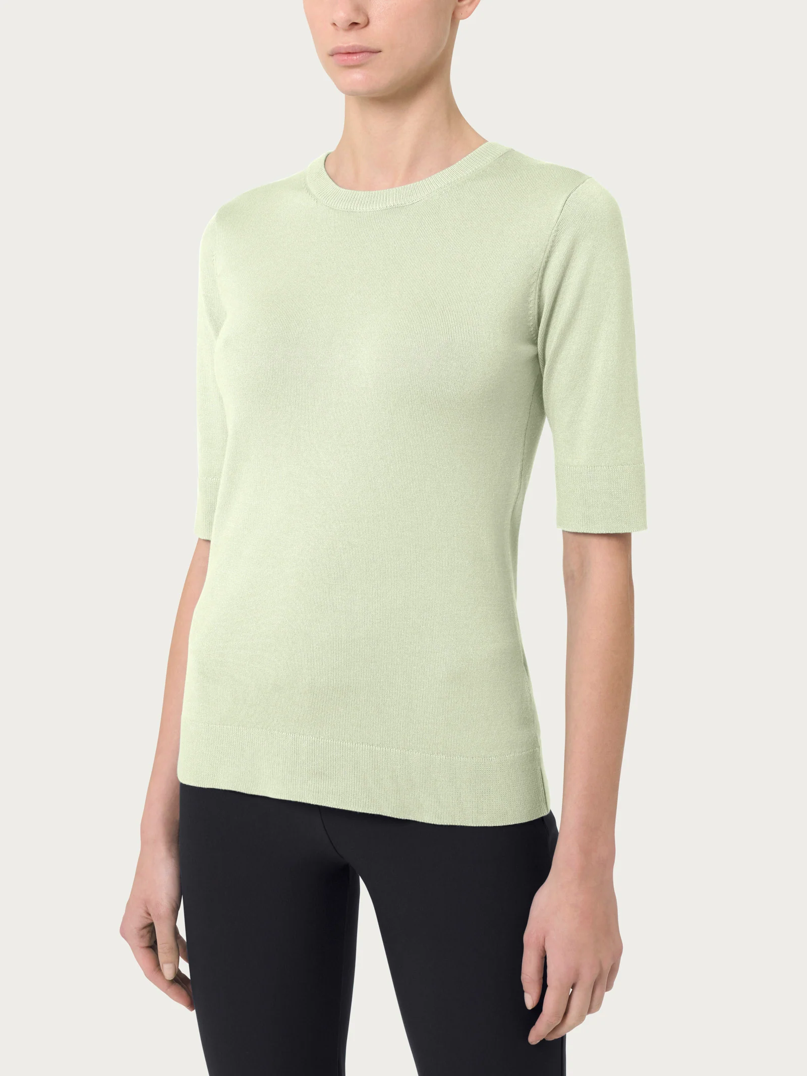 Maglia girocollo con manica corta Four Seasons - Gleam
