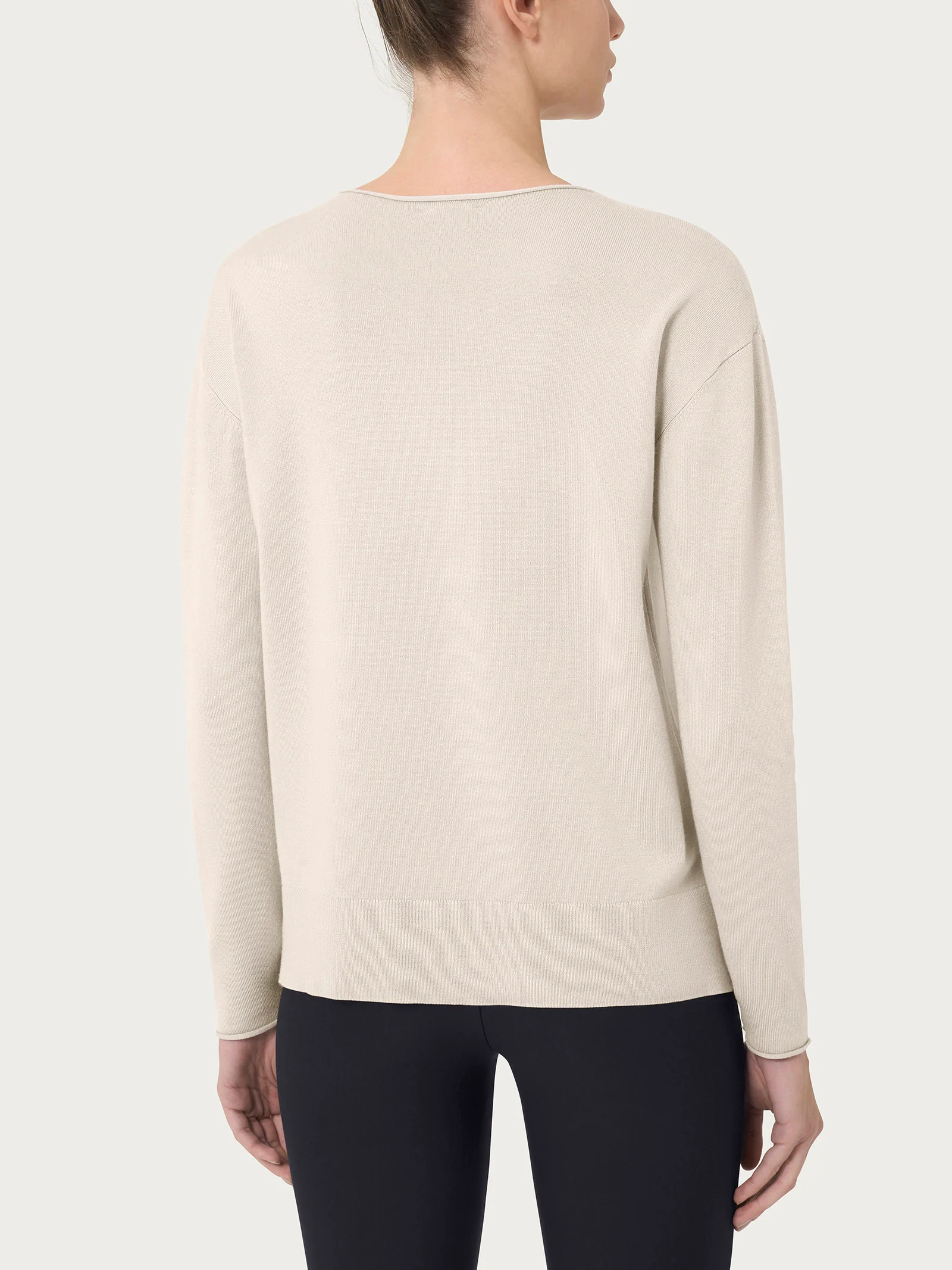 Maglia girocollo Four Seasons - Champignon - Image 2