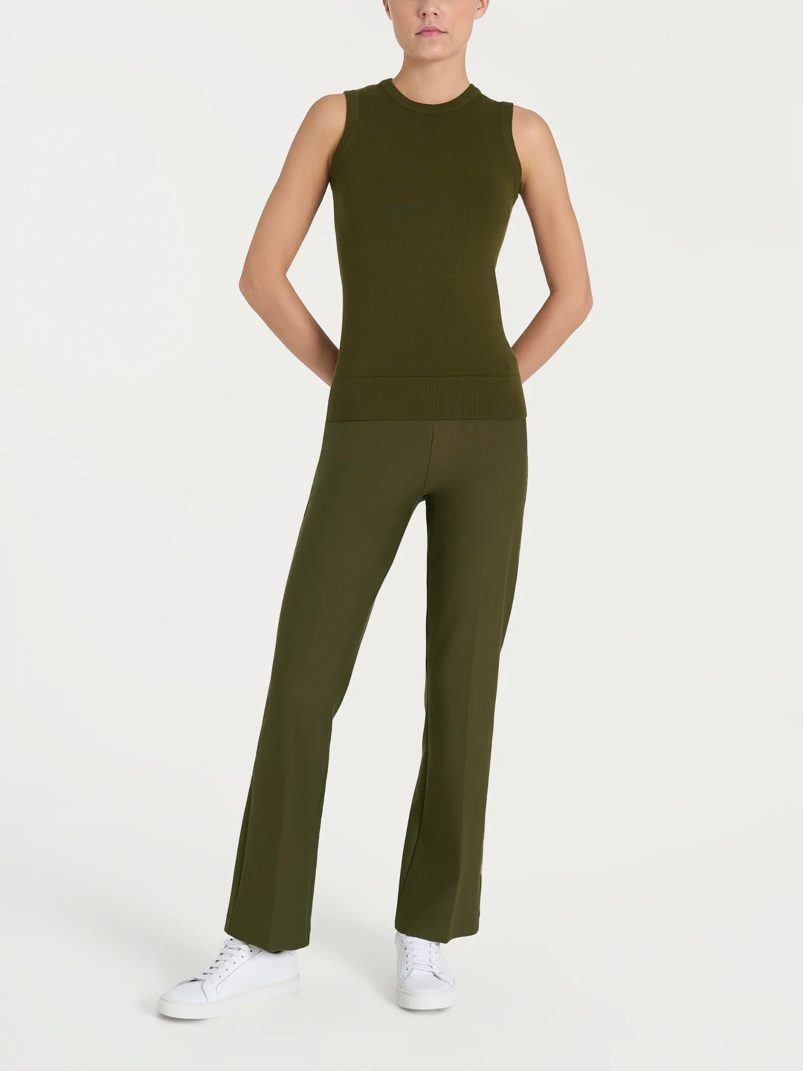 Maglia smanicata Four Seasons - Dark Olive - Image 4