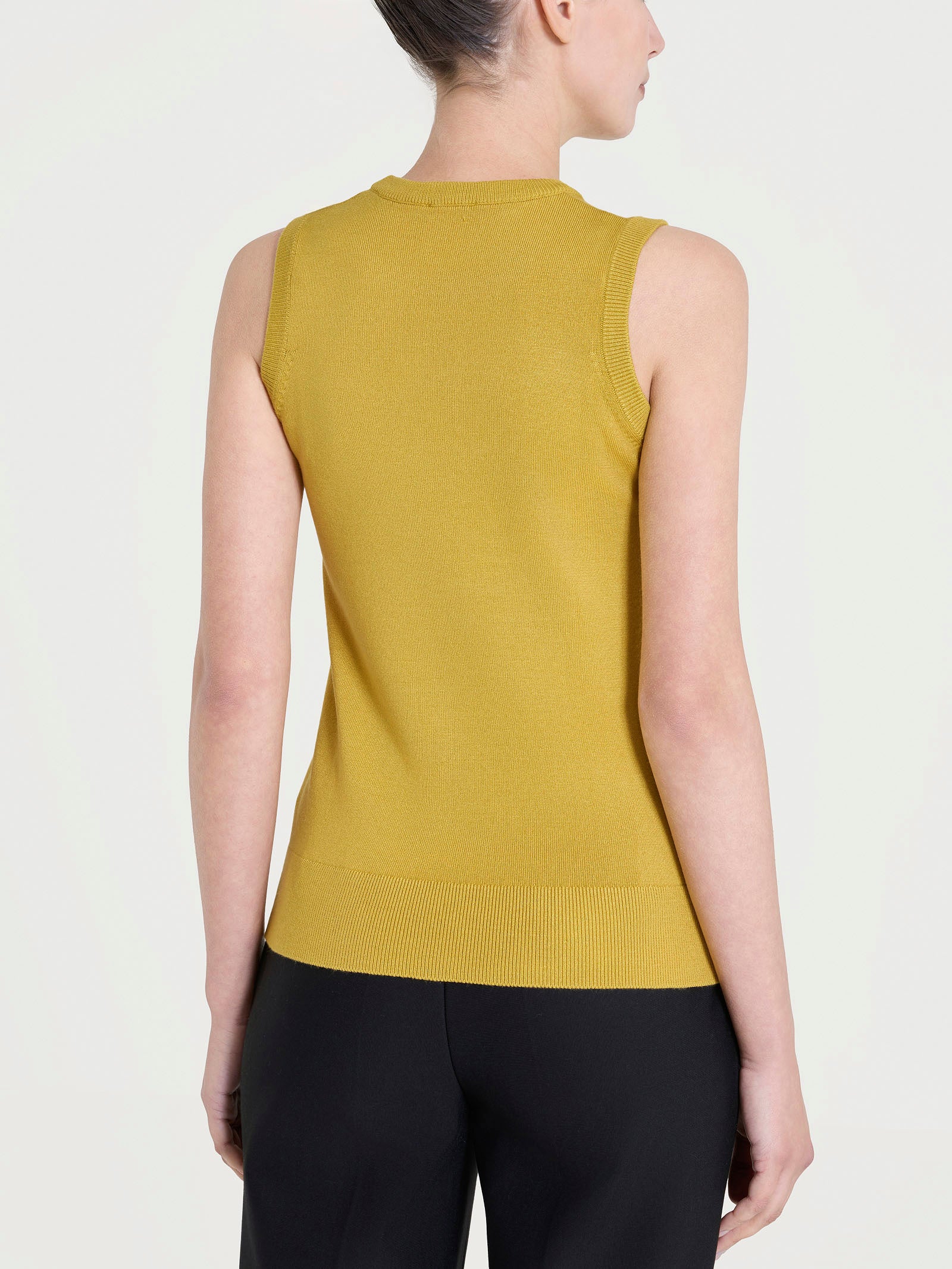 Maglia smanicata Four Seasons - Oil Yellow - Image 2