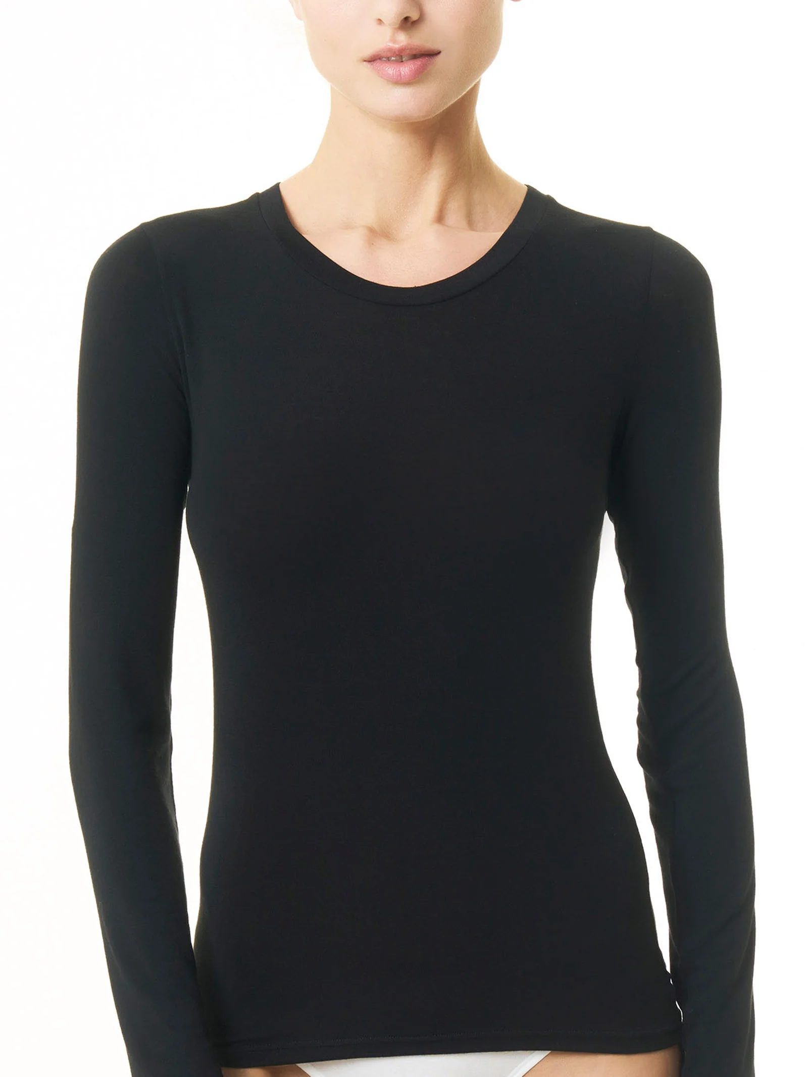 Maglietta girocollo in filato Tenderwool - Casha - Image 2