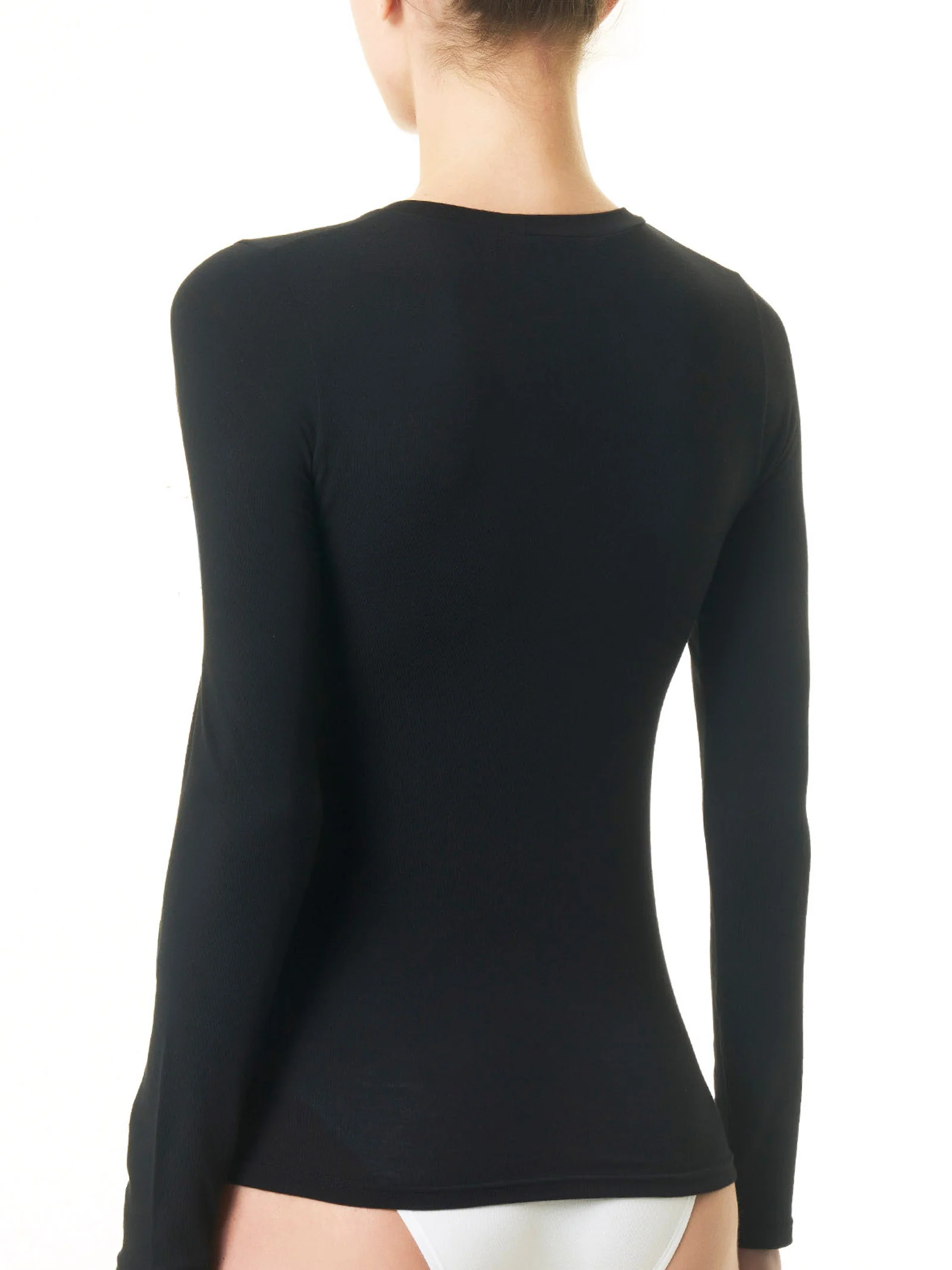 Maglietta girocollo in filato Tenderwool - Casha - Image 3