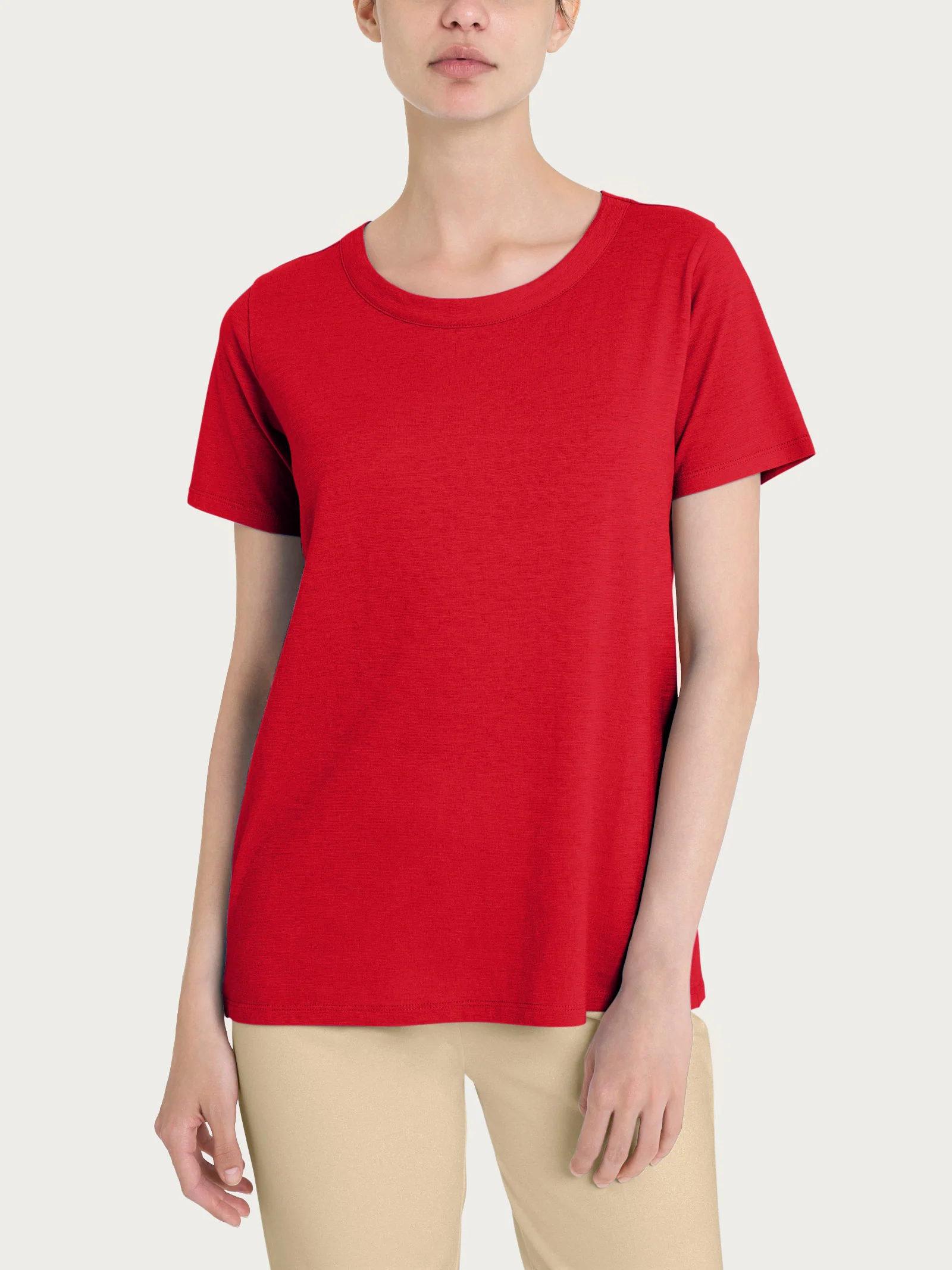 Maglietta girocollo in slub jersey di cotone - Salsa