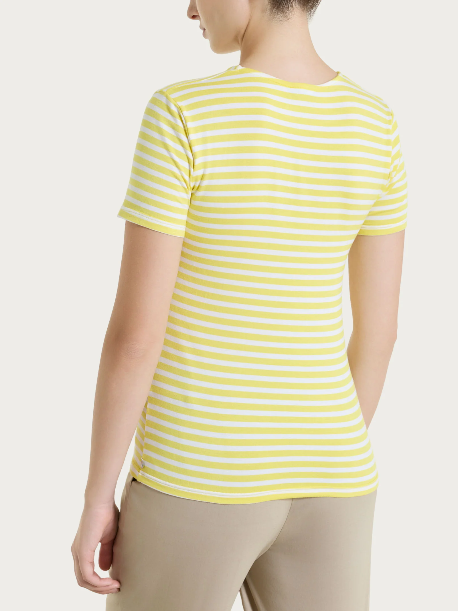 Maglietta skinny a righe in Viscosa Summer - Fant. Acacia riga pari - Image 2