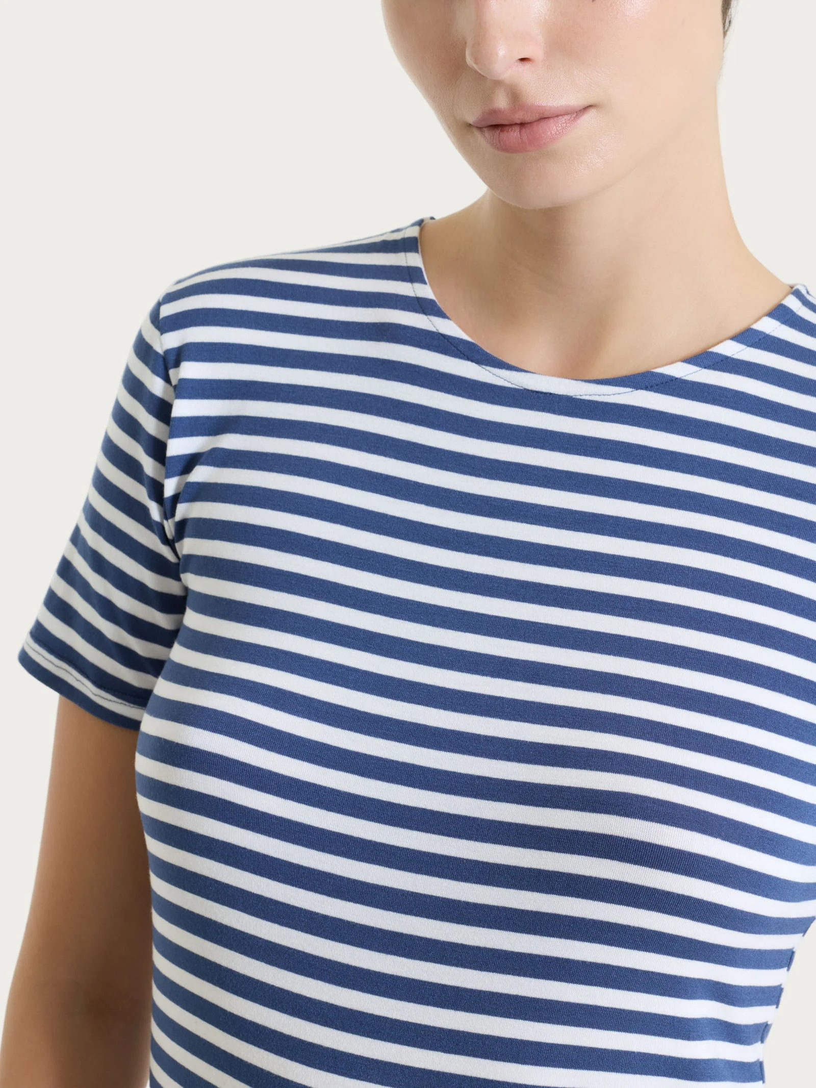 Maglietta skinny a righe in Viscosa Summer - Fant. Oceana riga pari - Image 4