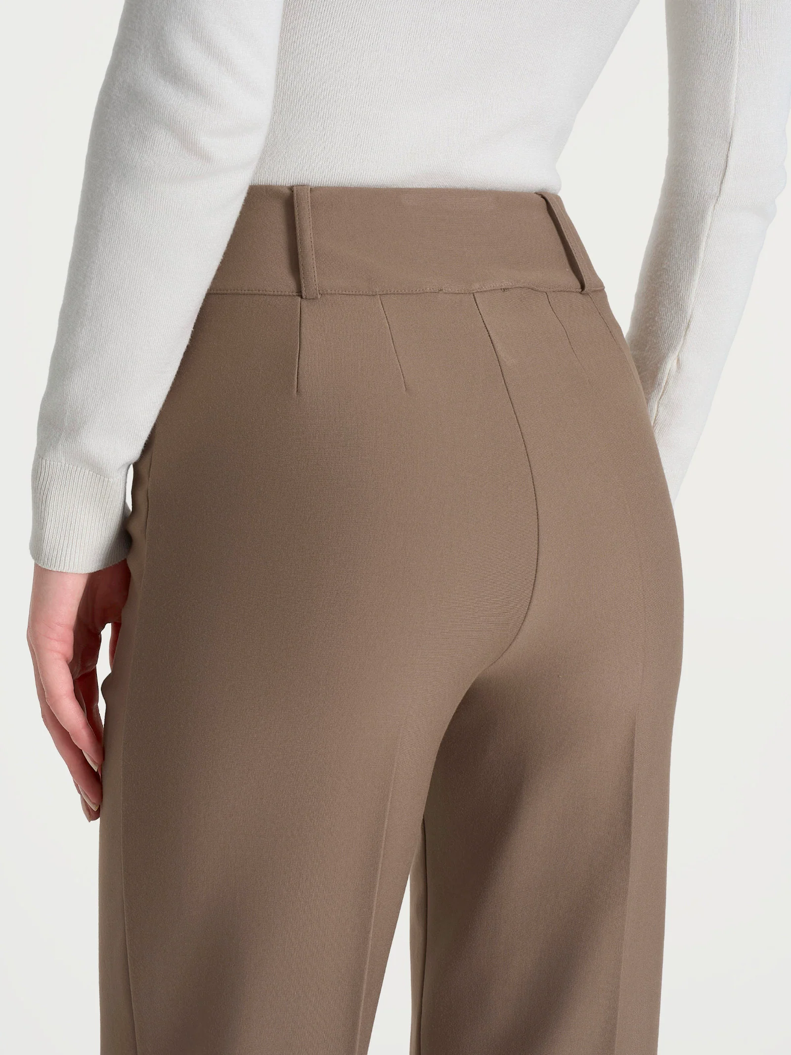 Pantalone a carota in Compact - Pine Bark - Image 4