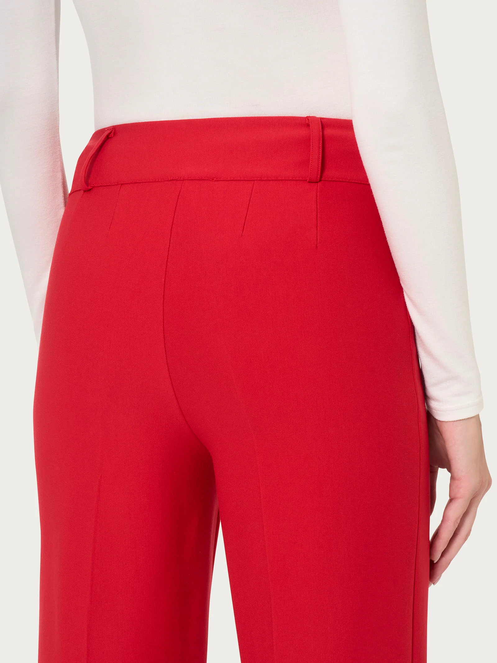 Pantalone a carota in Compact - Salsa - Image 3