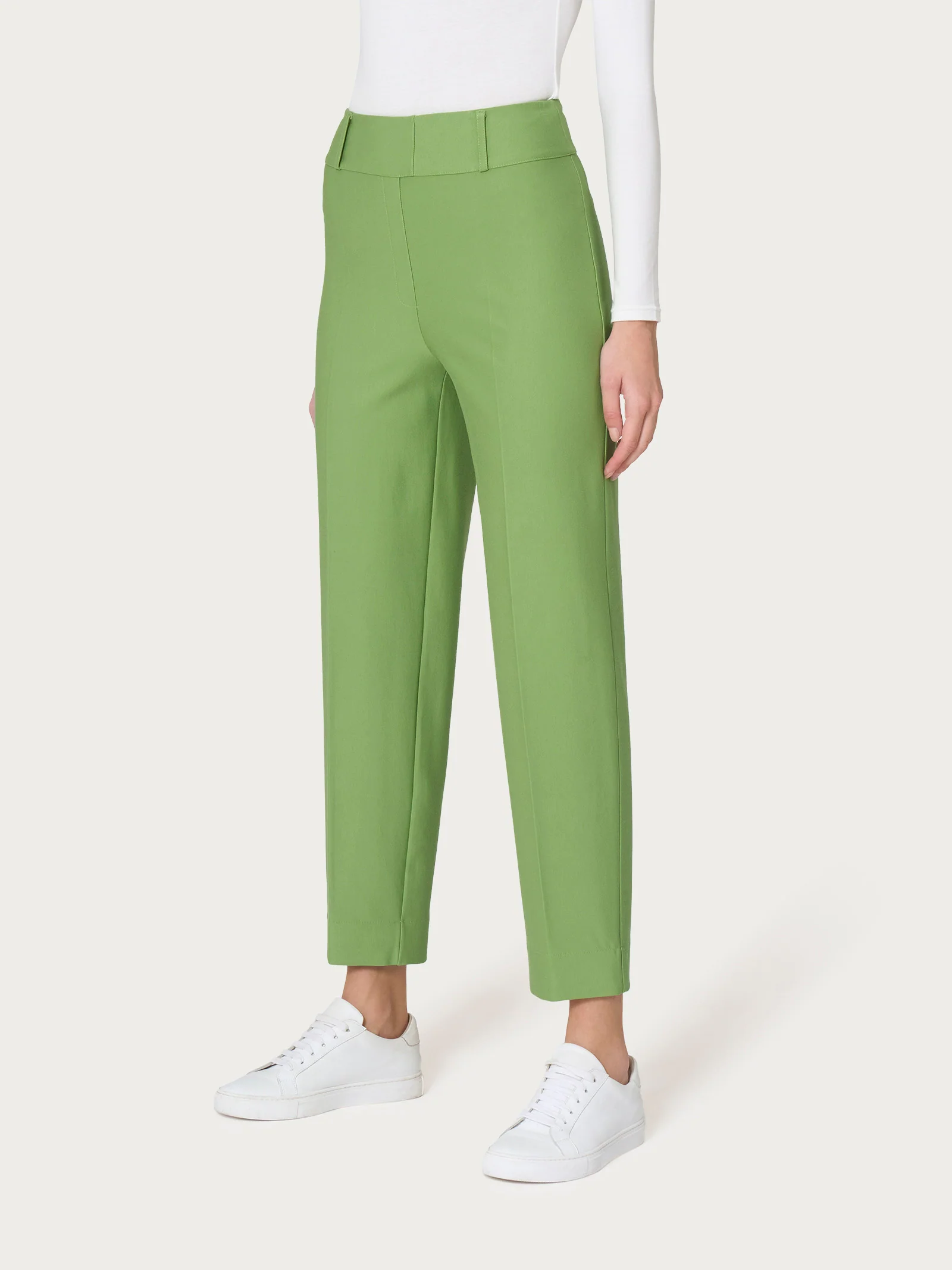 Pantalone a carota in Compact - Piquant Green