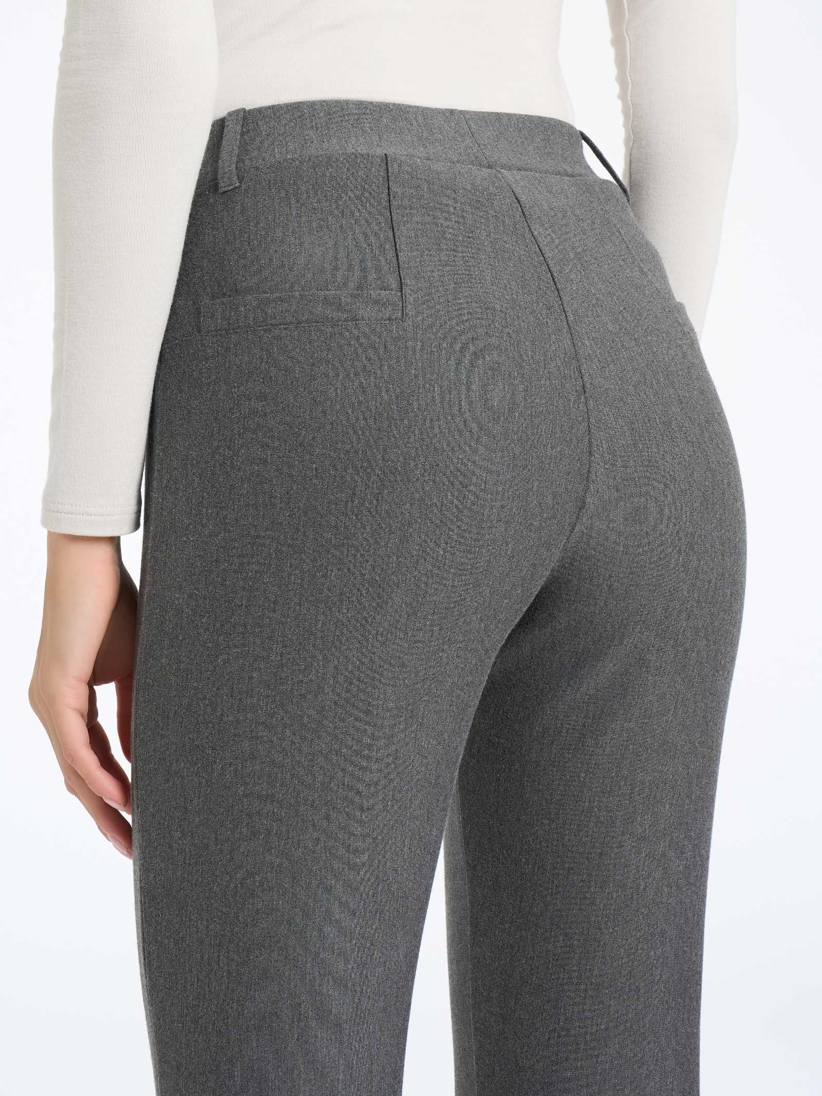 Pantalone a sigaretta in Compact - Ardesia Mel. - Image 3