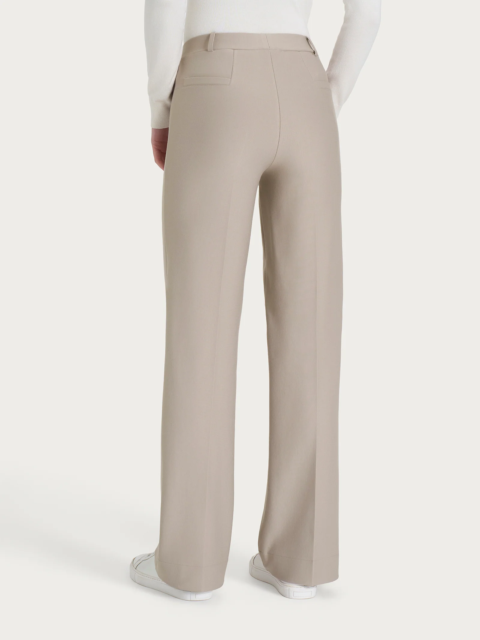 Pantalone ampio in Compact - String - Image 2