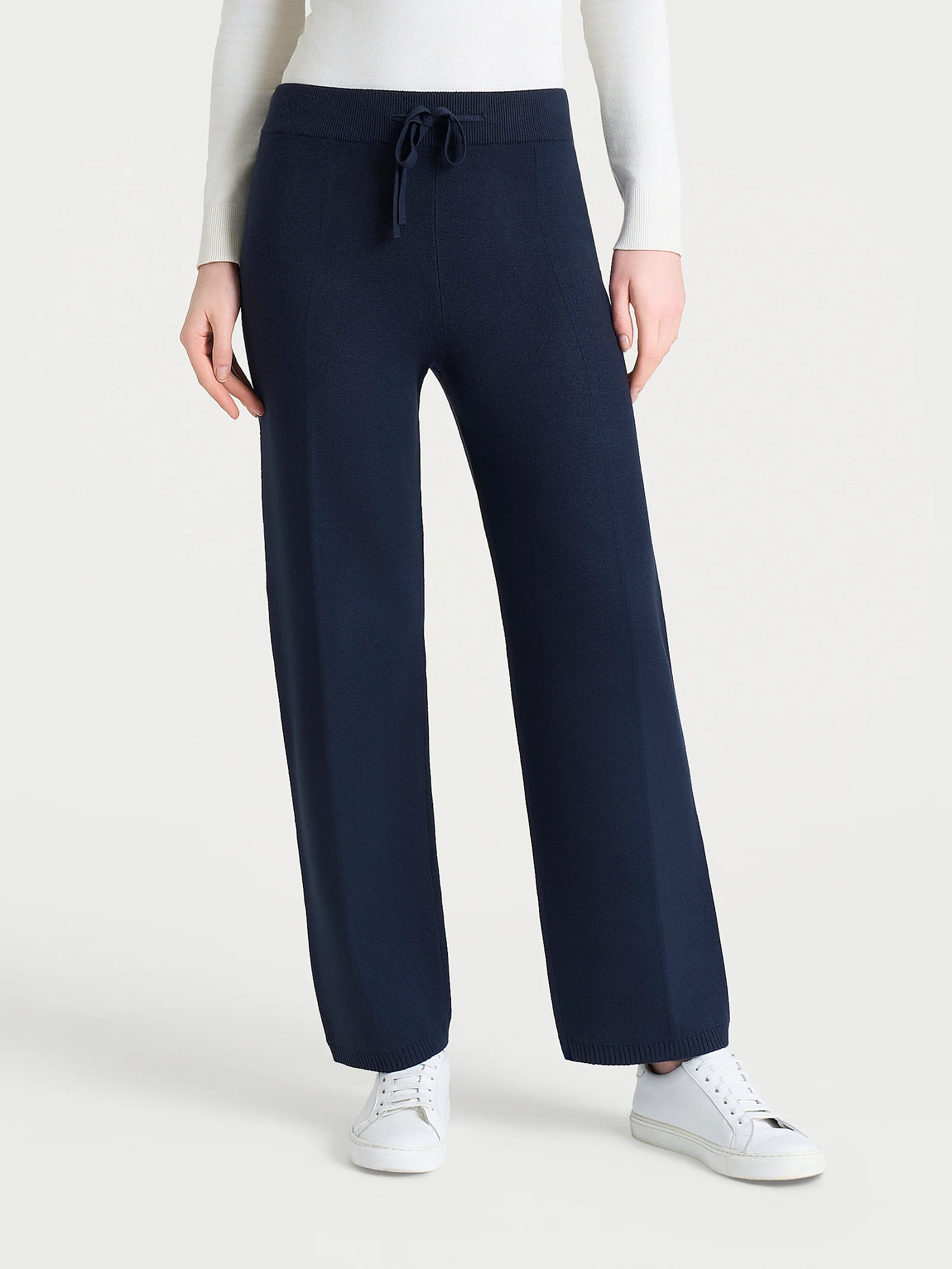 Pantalone ampio in Super Soft - Bleu