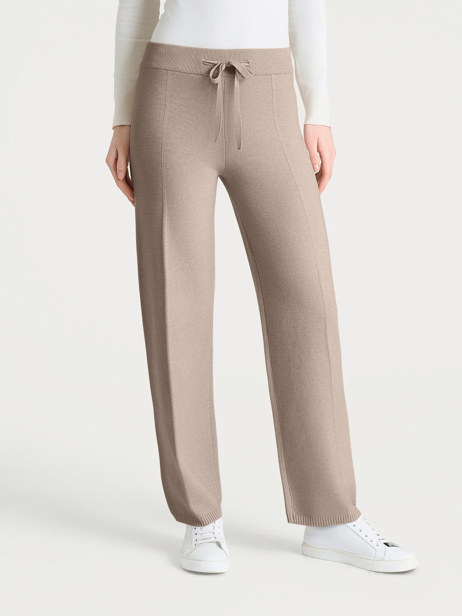 Pantalone ampio in Super Soft - Cammello