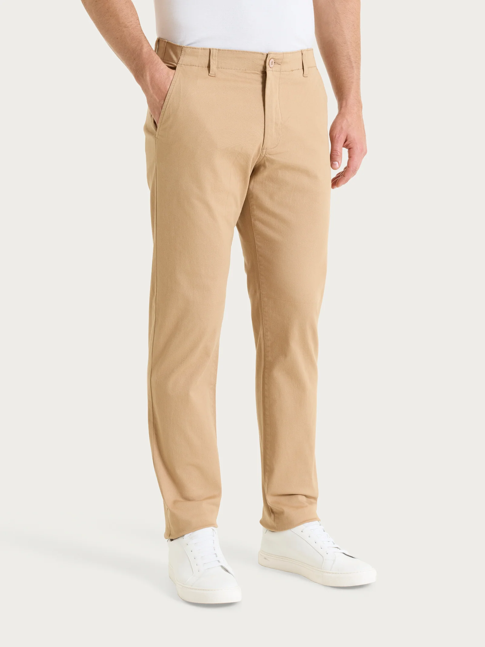 Pantalone con tasche america in Twill Eco Cotton - Tannin