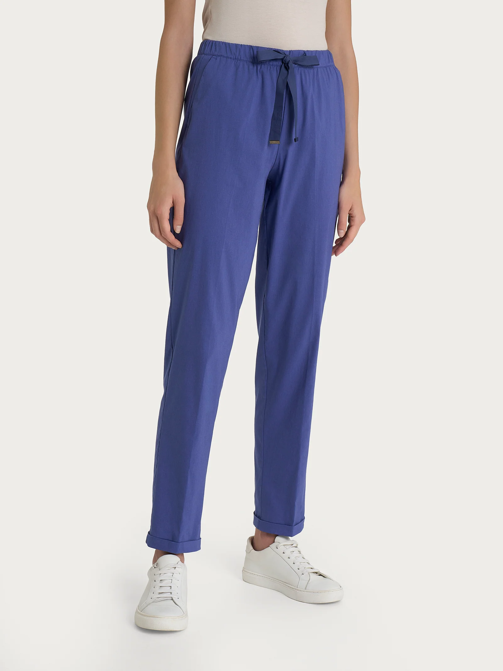 Pantalone jogger con tasche in Super Fresh - Skipper Blue