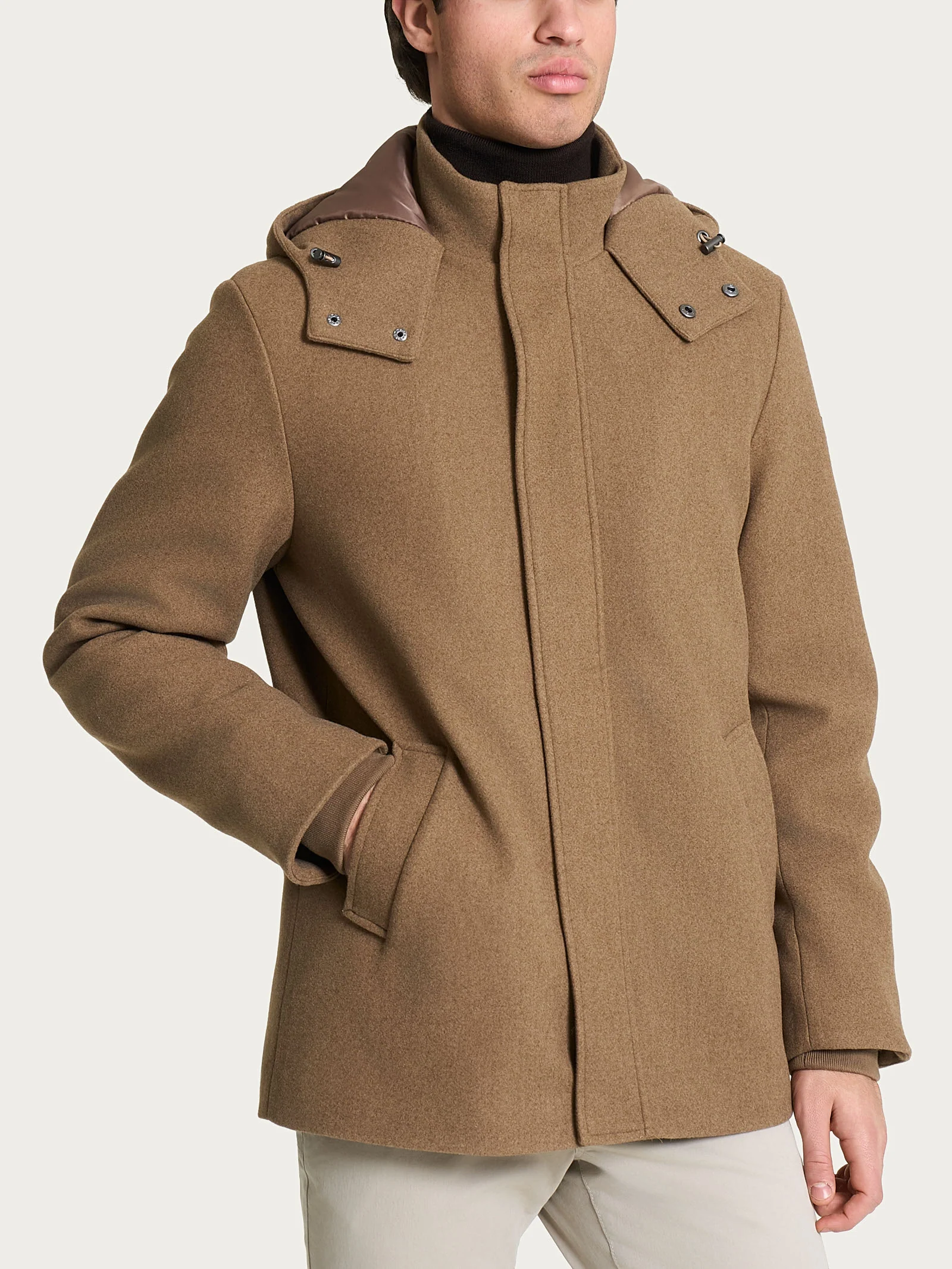Parka in Vegan Wool - Castoro Mel.