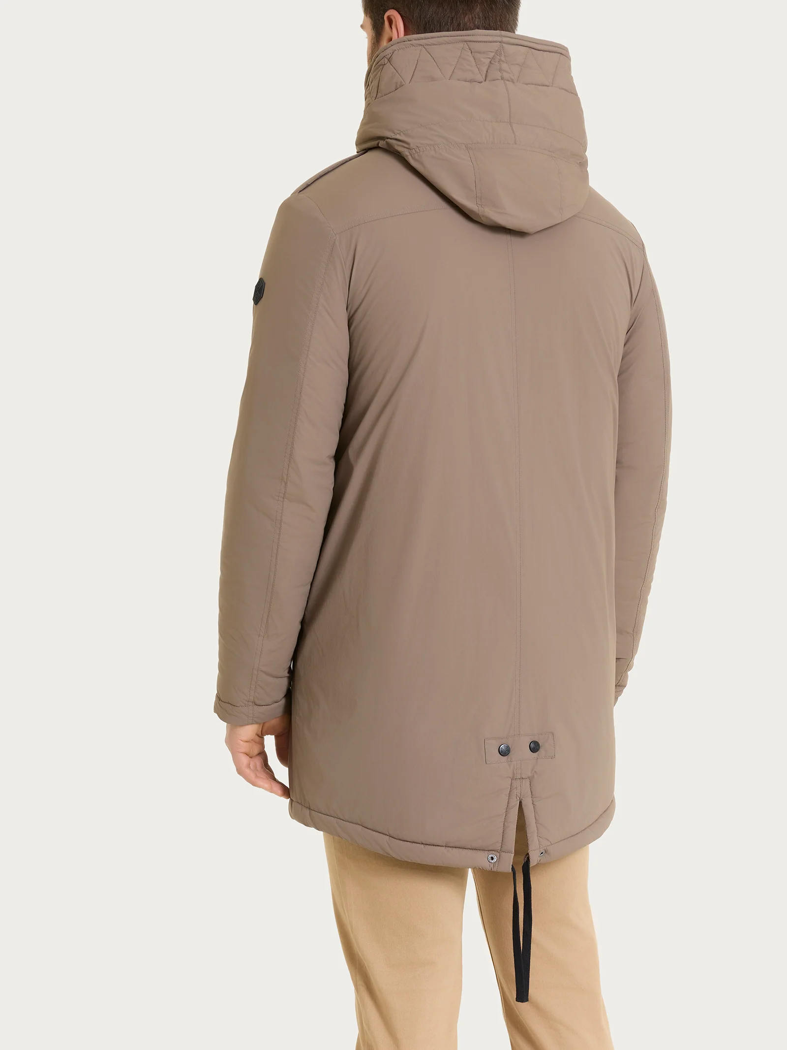 Piumerino Anorak imbottito in lana - Fango - Image 2
