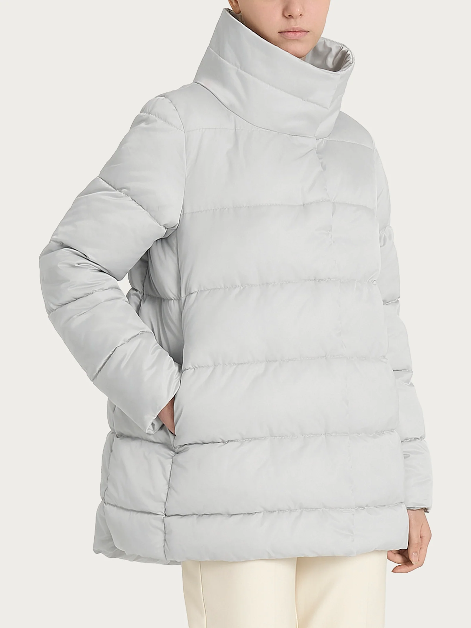 Piumino con Vegan Fur interna removibile - Dawn Blue - Image 2