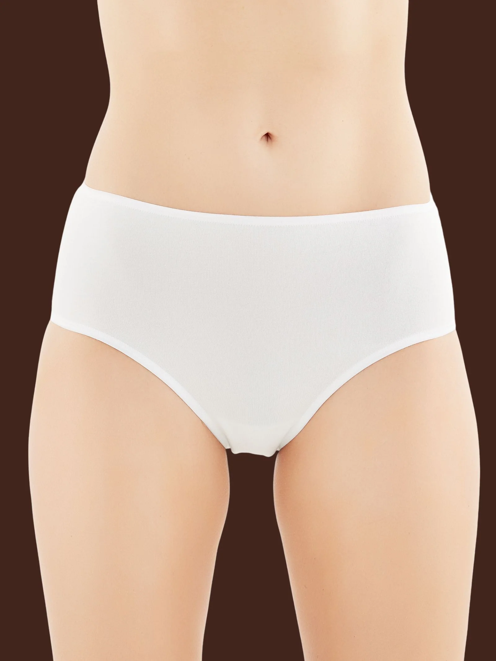 Pocket - Slip alto in cotone elasticizzato - B.co Bipack - Image 2